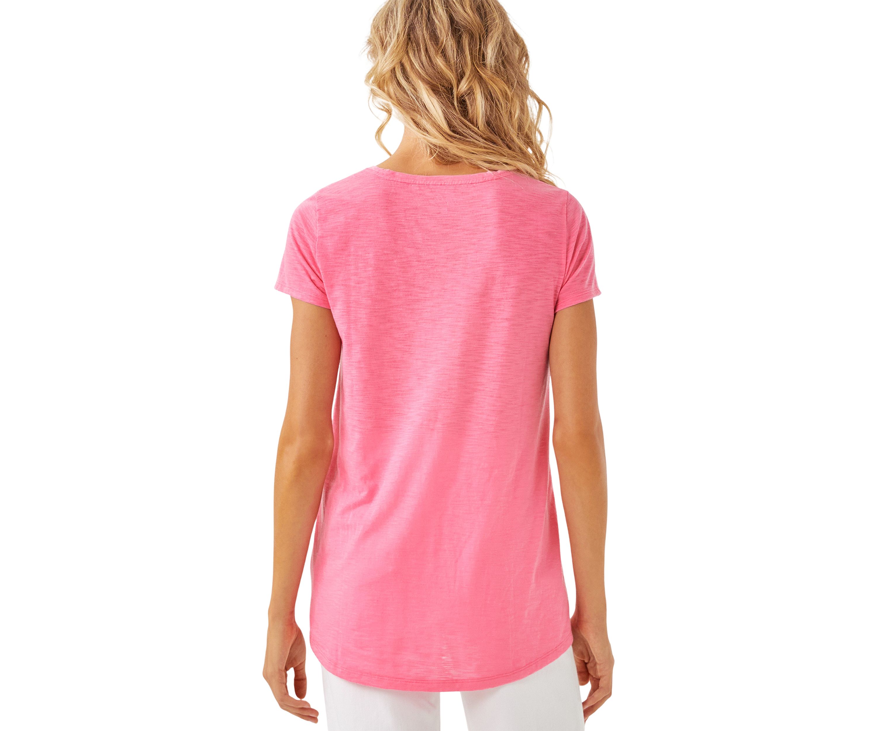 Womens Etta Scoop Neck Top