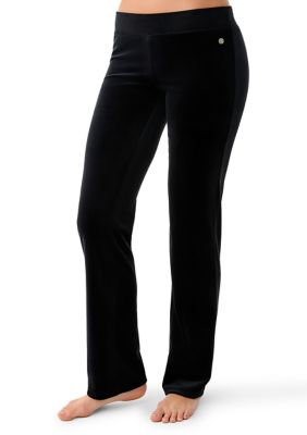DORSEY VELOUR PANT, NOIR