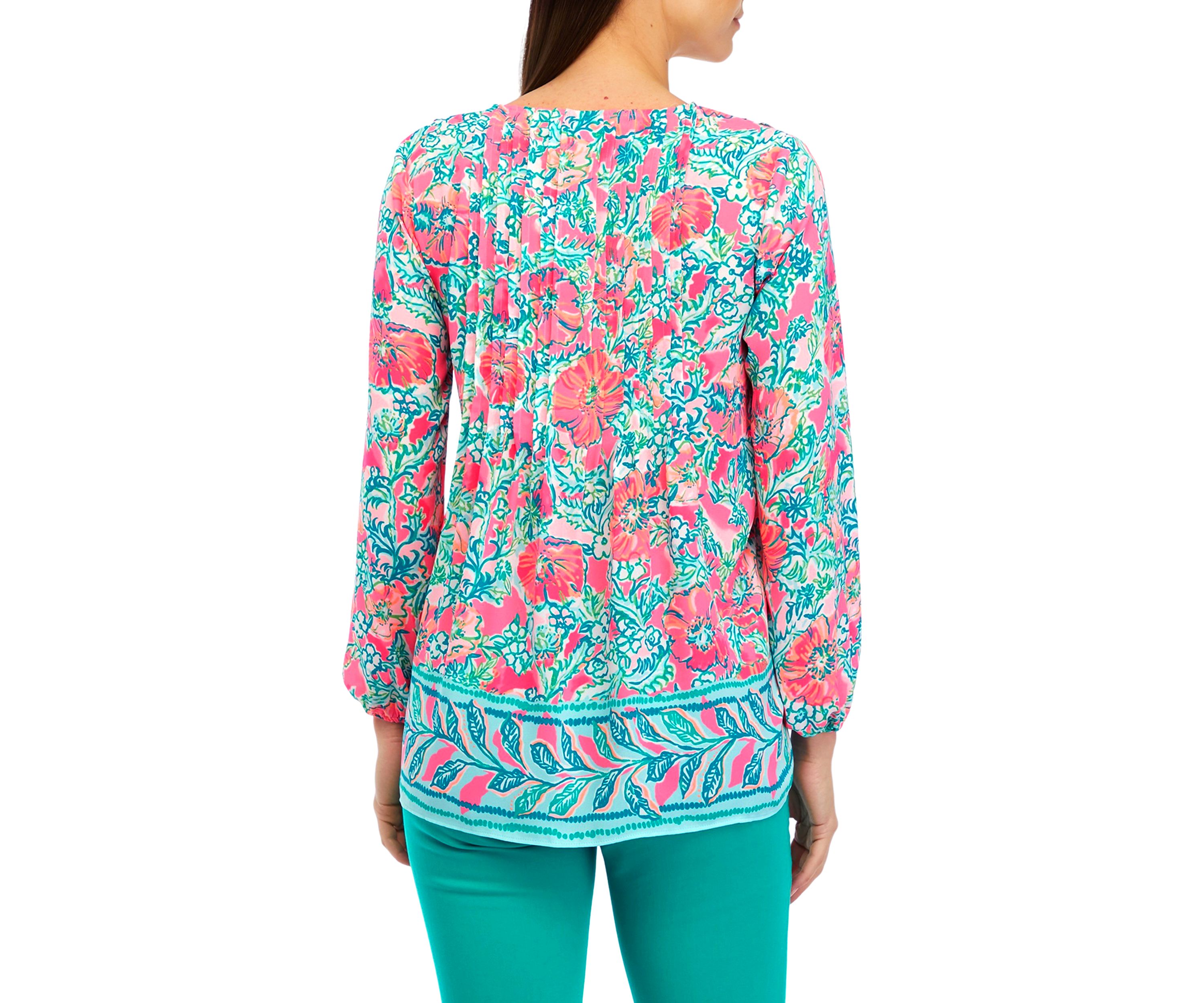 Womens Marilina Long Sleeve Tunic Top 