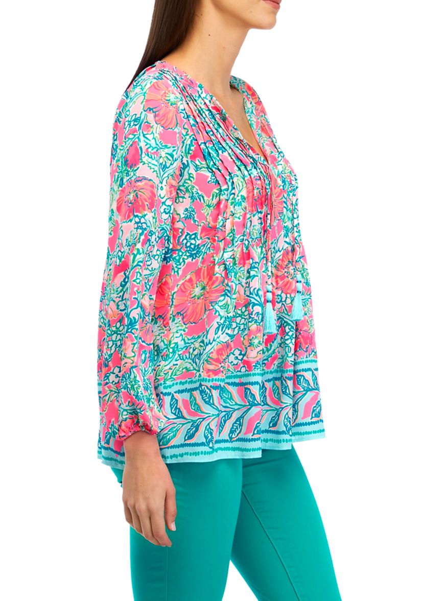 Womens Marilina Long Sleeve Tunic Top 