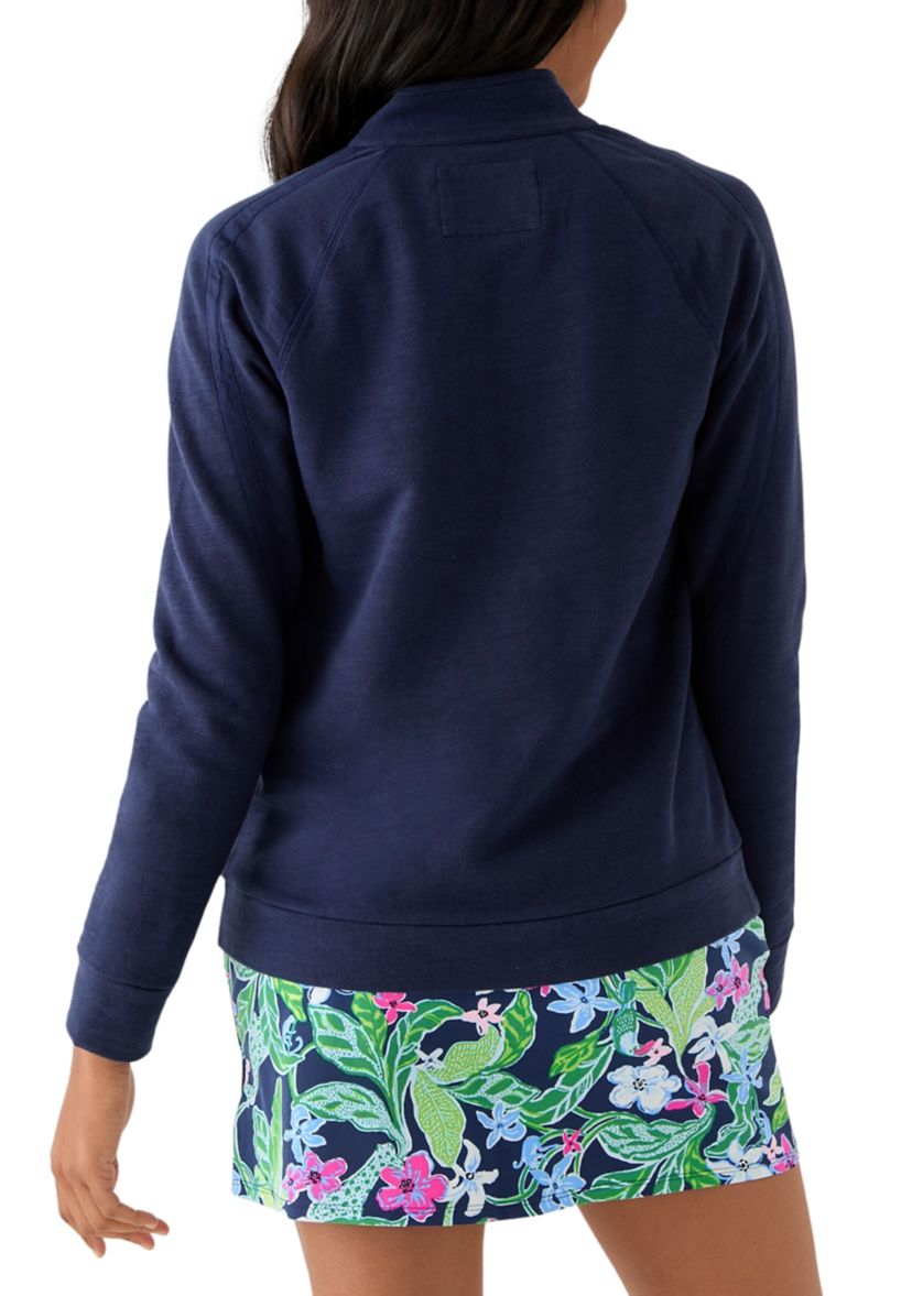 Womens Ashlee Half Zip Pullover Sweatshirt 
