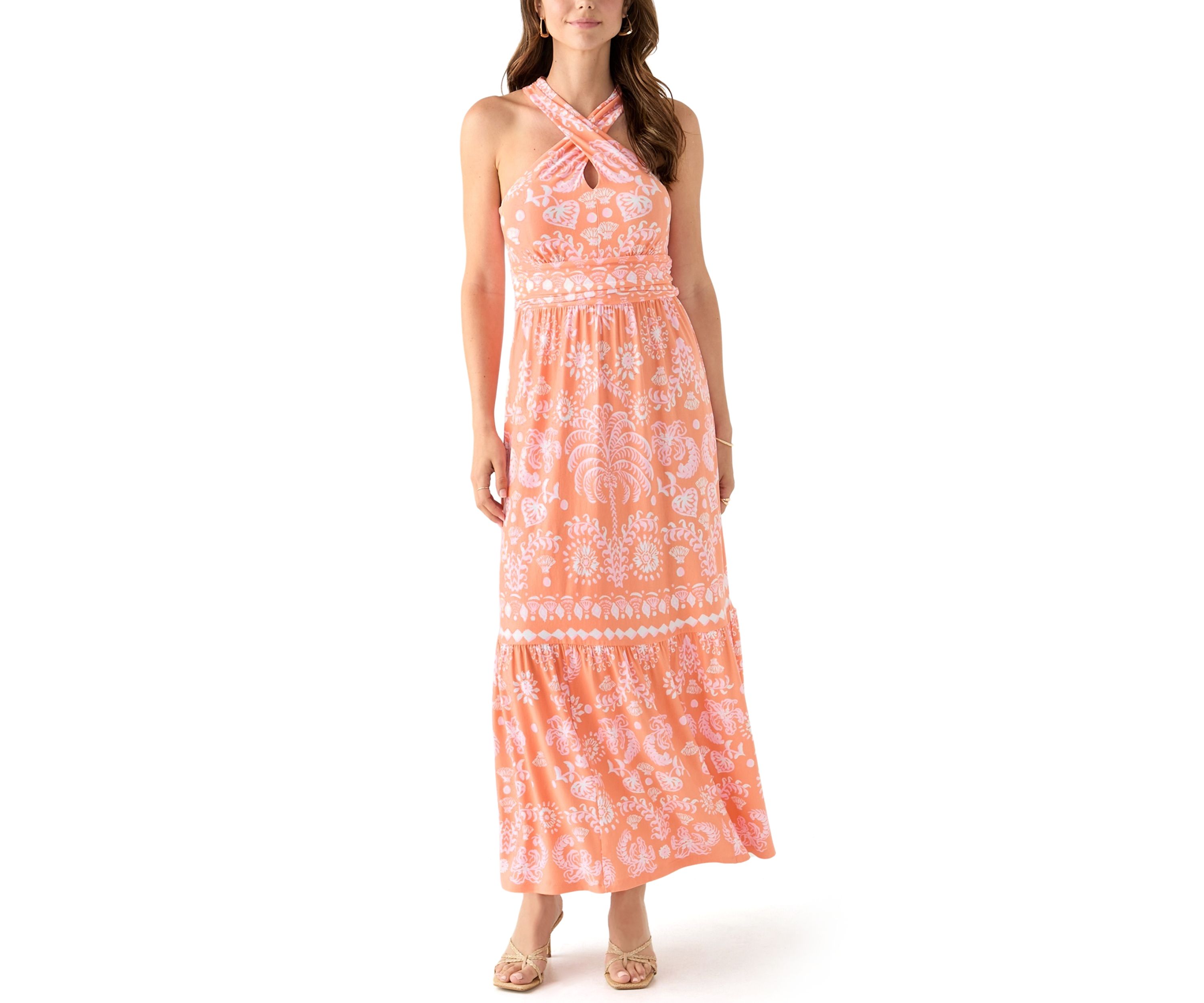 Womens Montecito Halter Maxi Dress