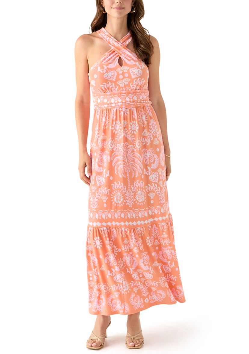 Womens Montecito Halter Maxi Dress