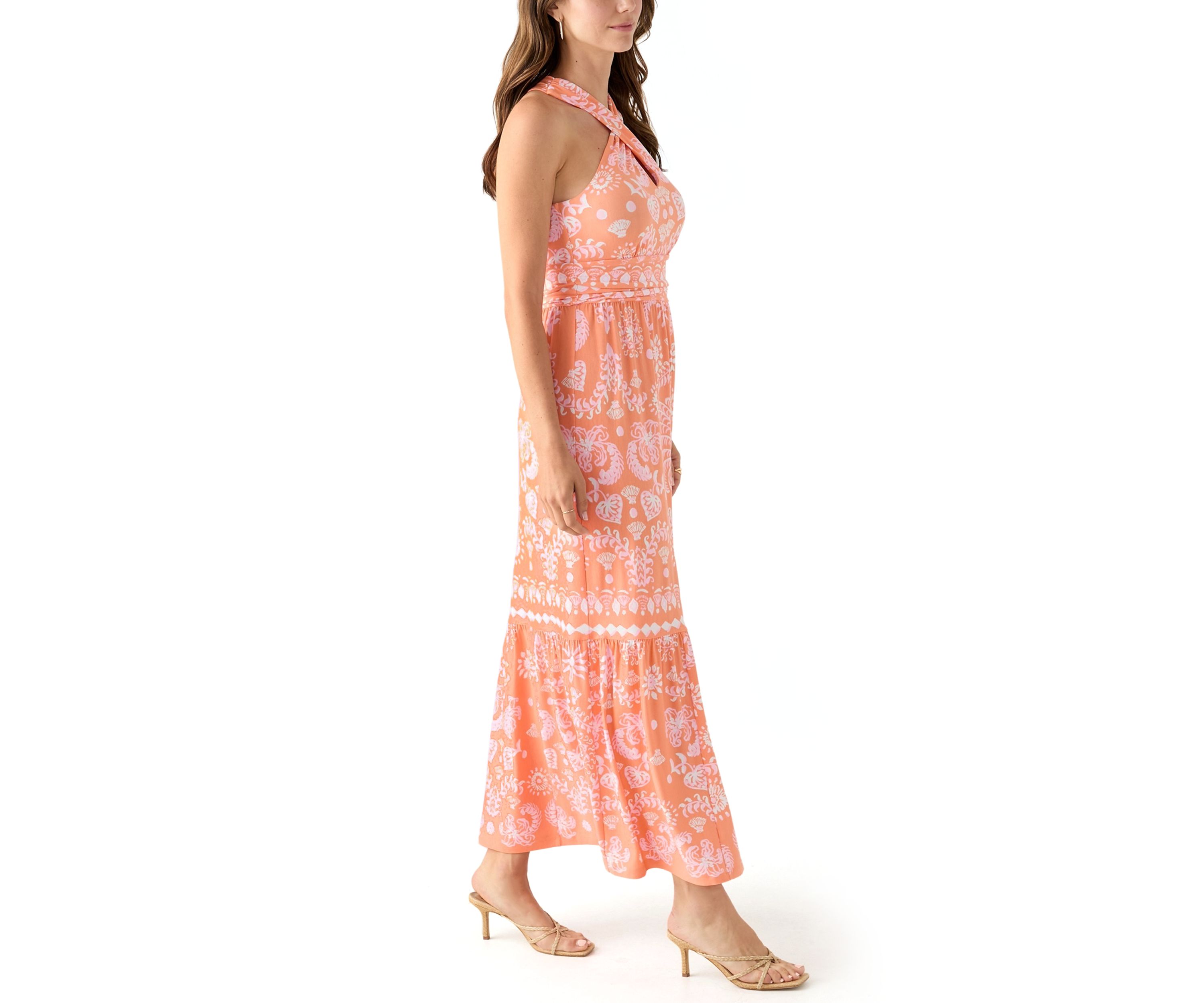 Womens Montecito Halter Maxi Dress