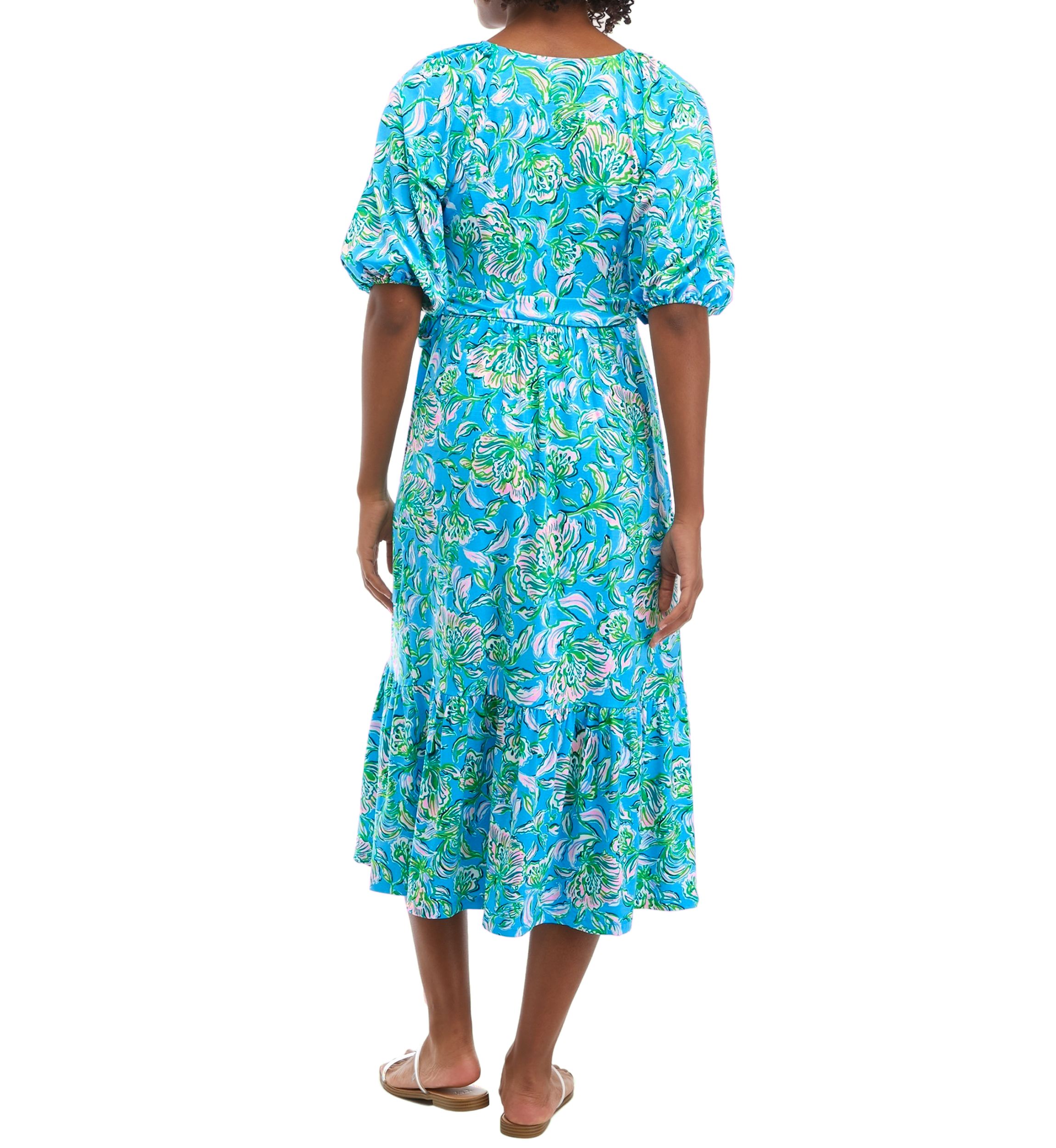 Womens Brantley Knit Wrap Dress
