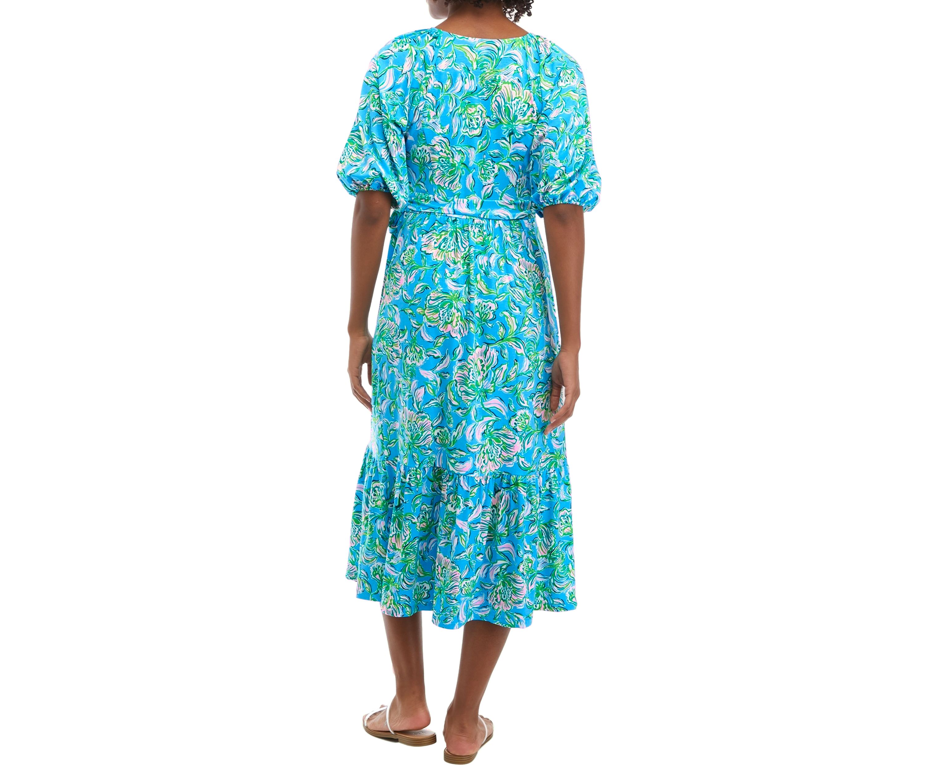 Womens Brantley Knit Wrap Dress