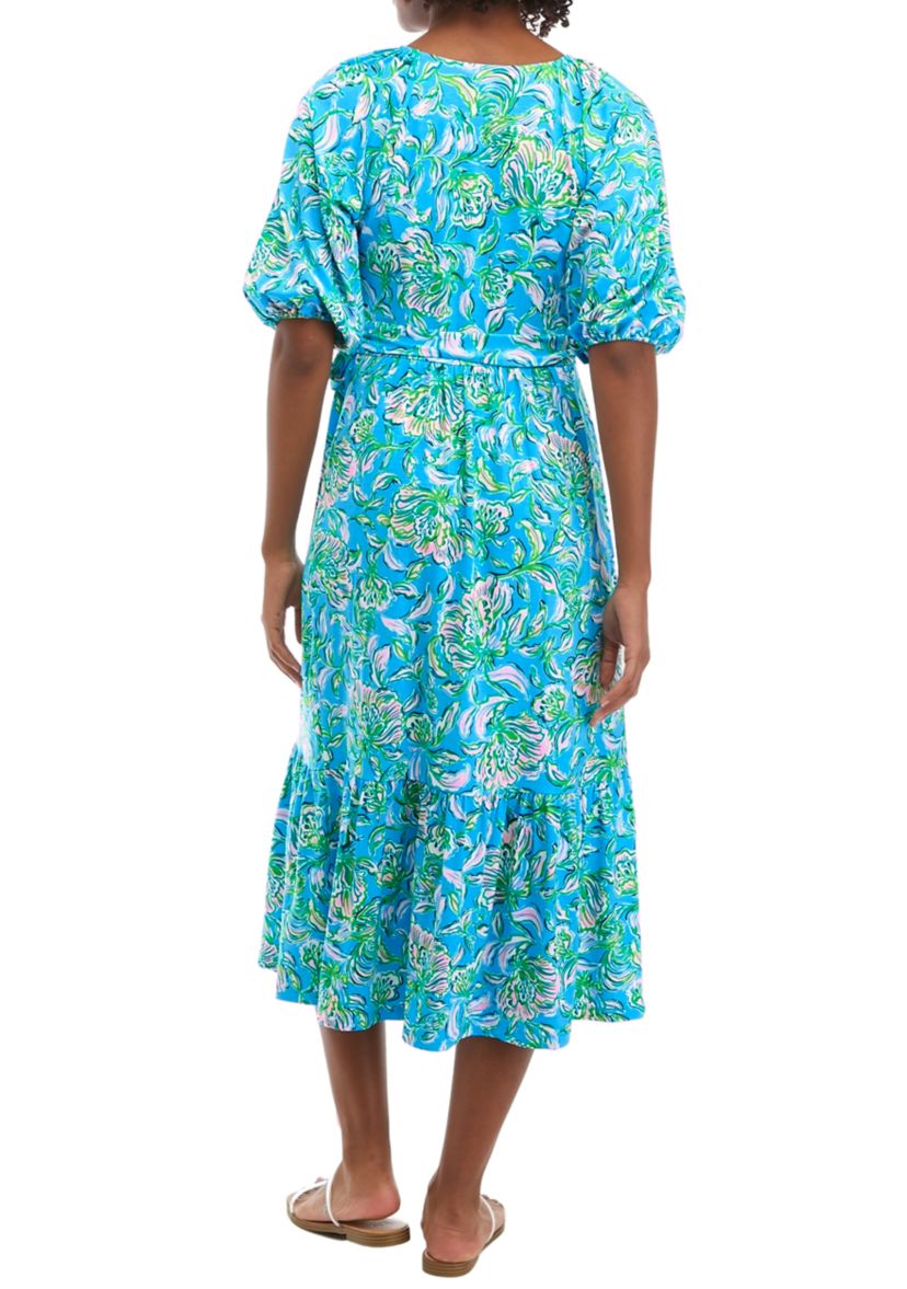 Womens Brantley Knit Wrap Dress