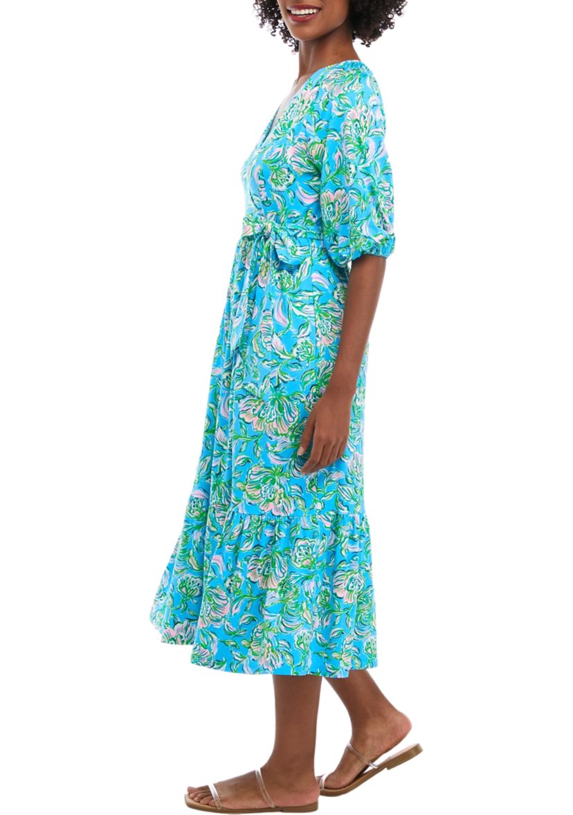 Womens Brantley Knit Wrap Dress
