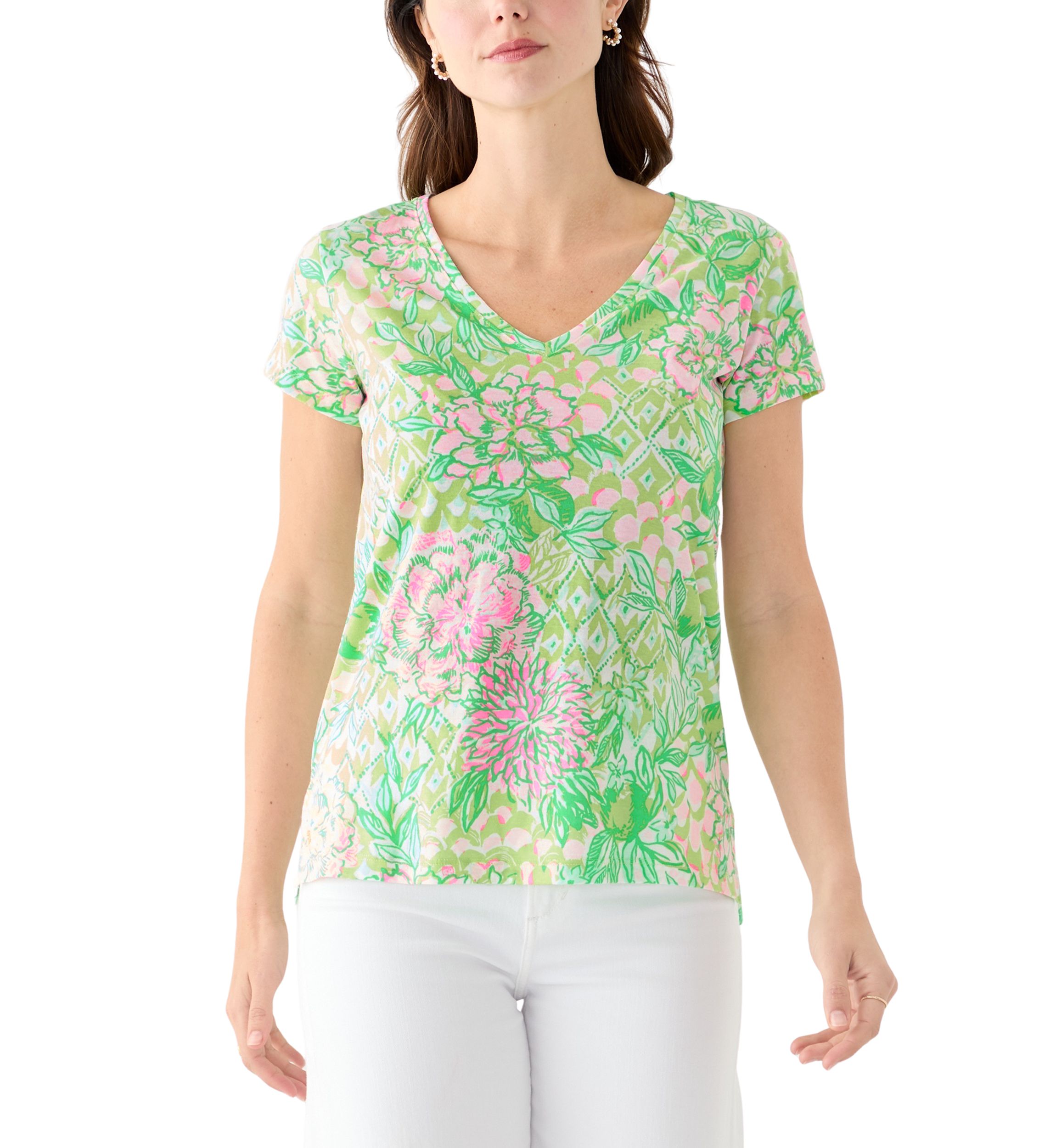 Womens Lime Feeling Good Meredith T-Shirt
