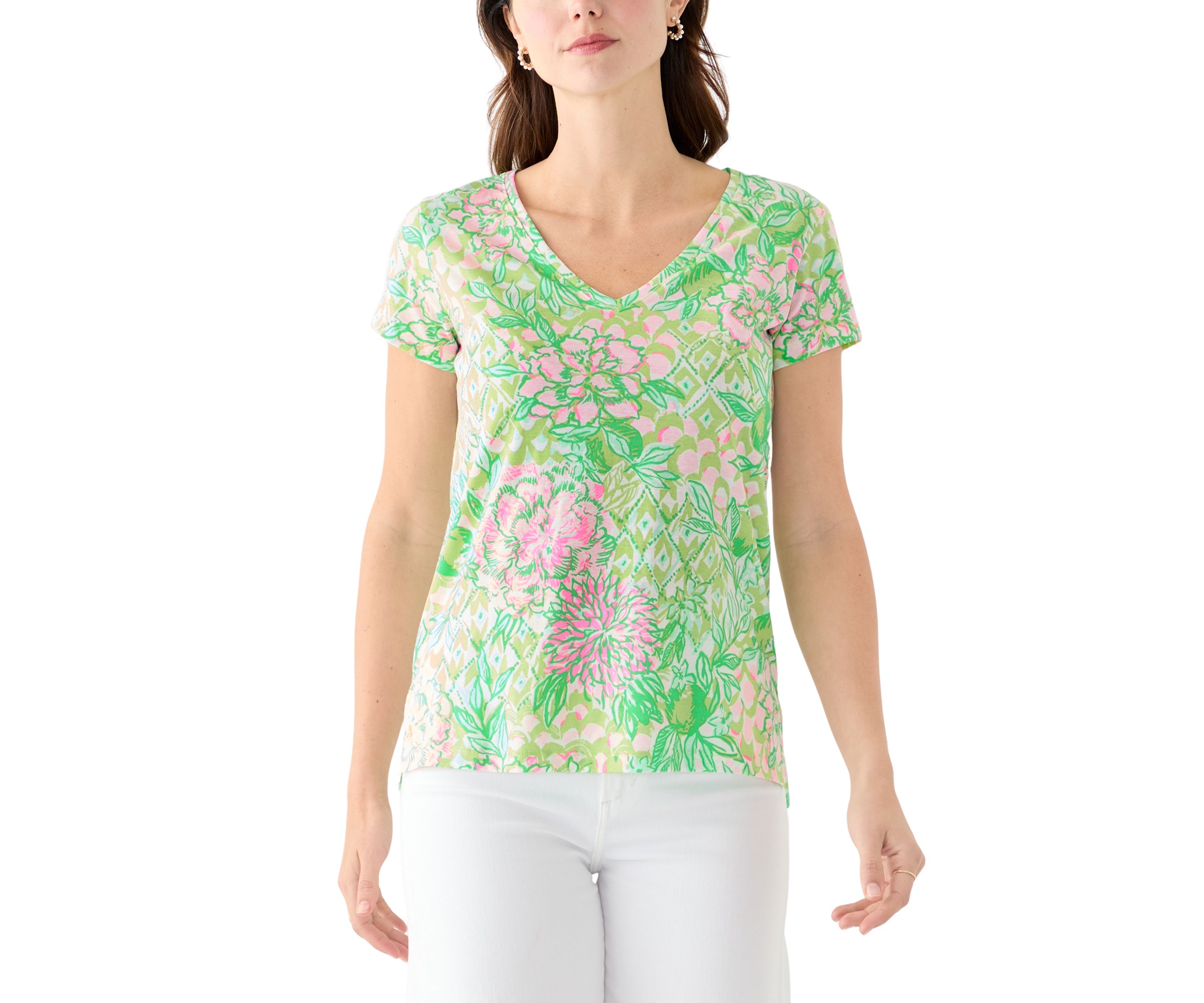 Womens Lime Feeling Good Meredith T-Shirt
