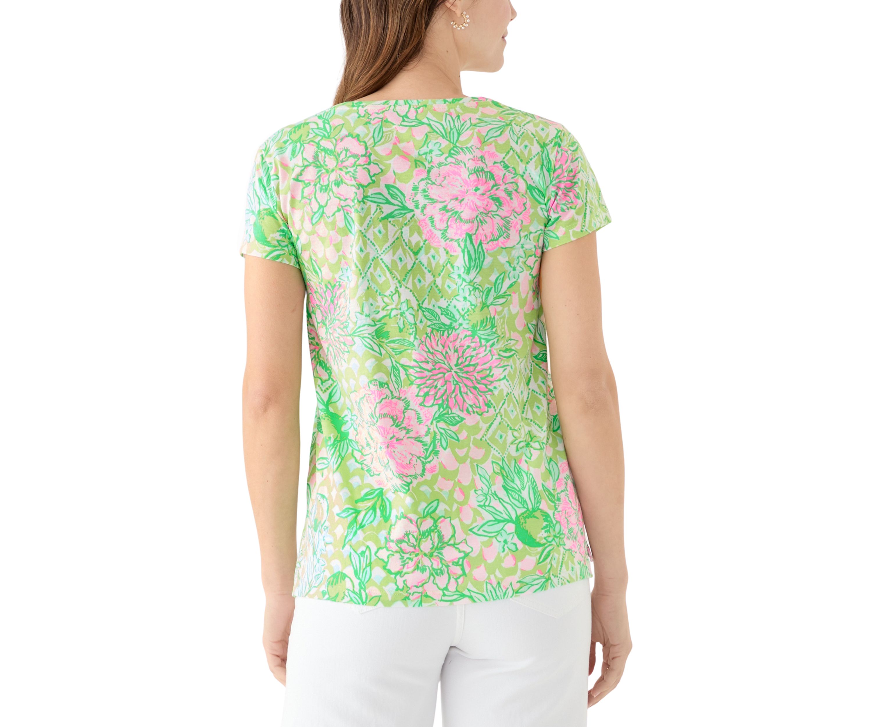 Womens Lime Feeling Good Meredith T-Shirt