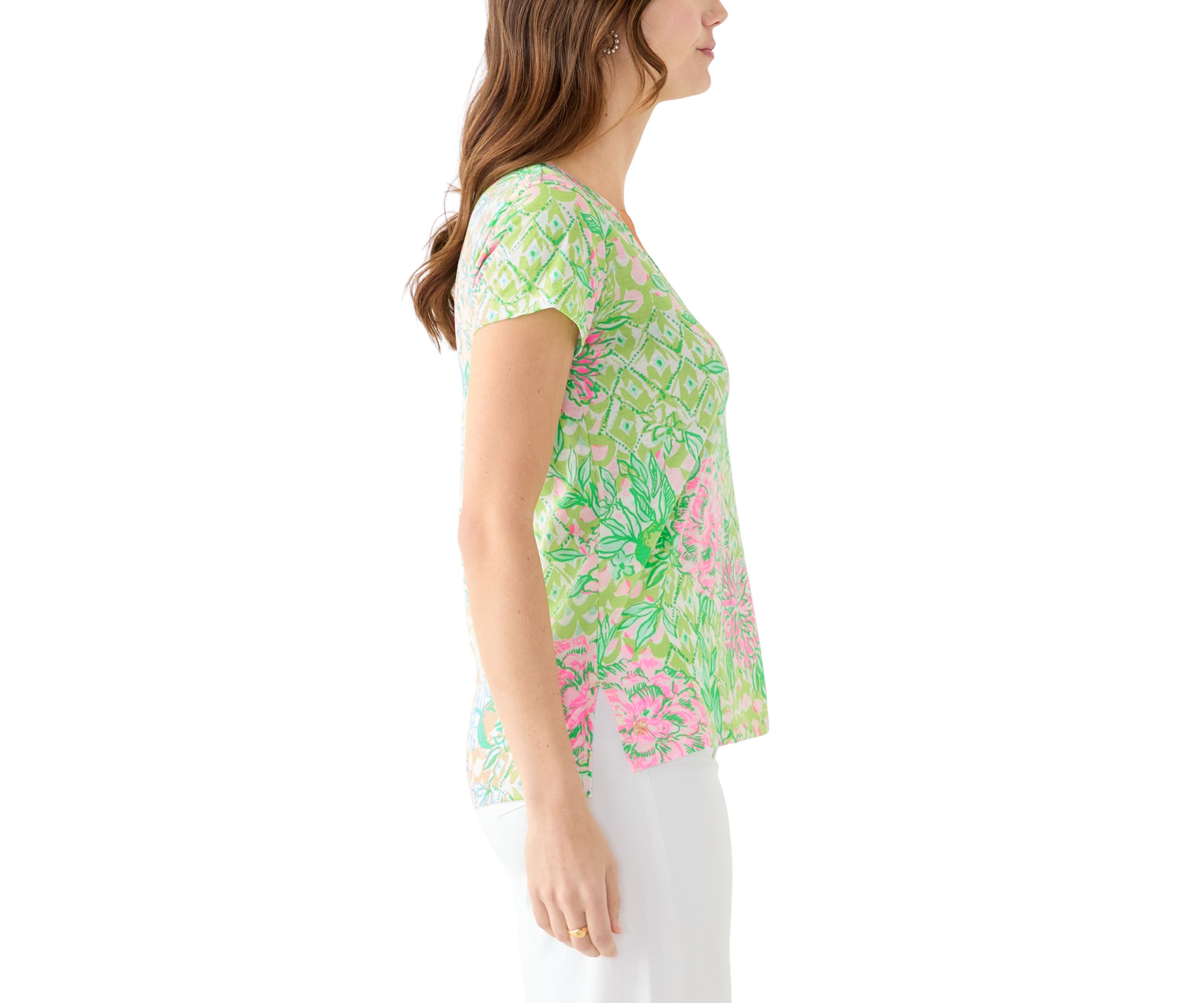 Womens Lime Feeling Good Meredith T-Shirt