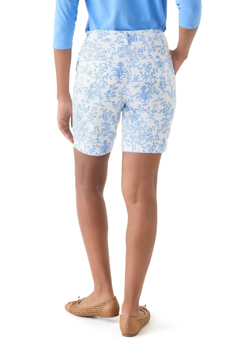 Womens Natia Mid Rise Knit Shorts