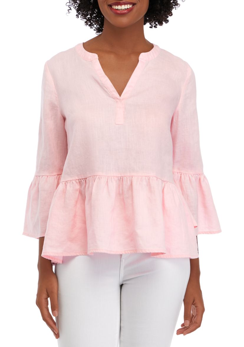 Womens Bekah Linen Top 