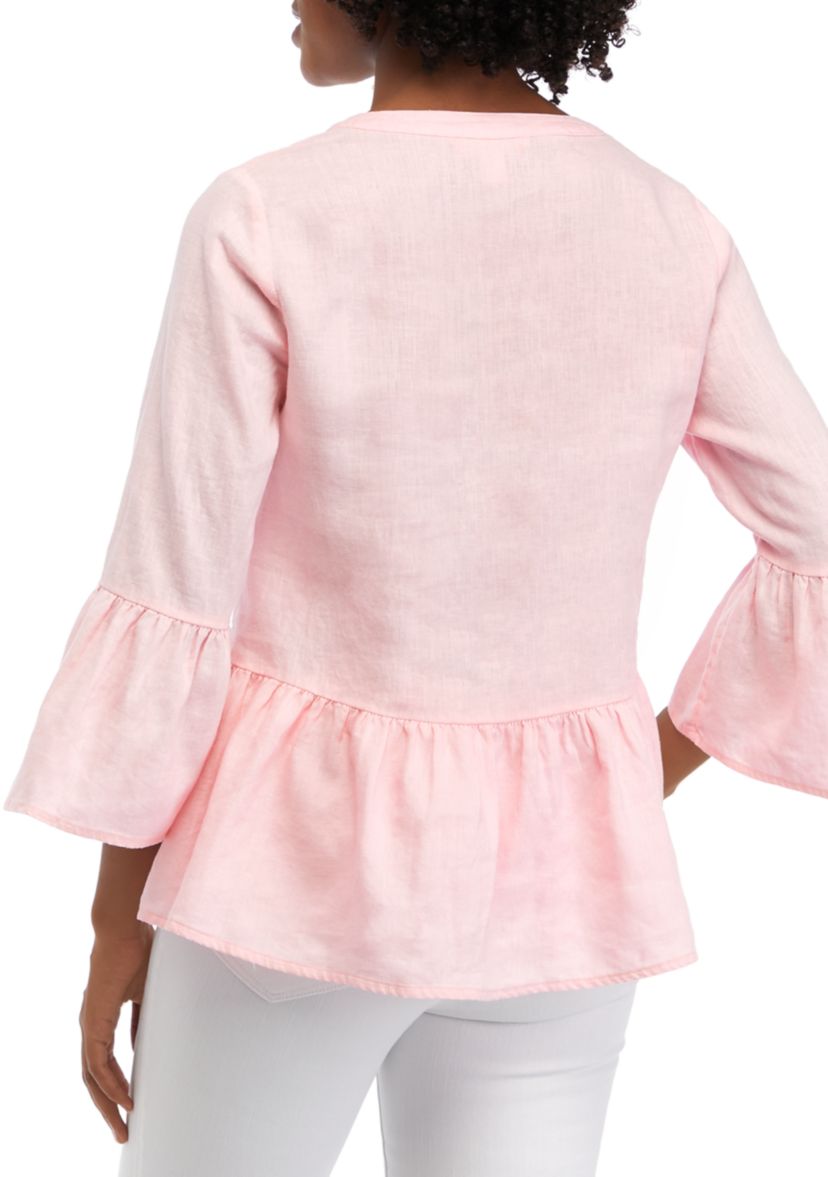 Womens Bekah Linen Top 