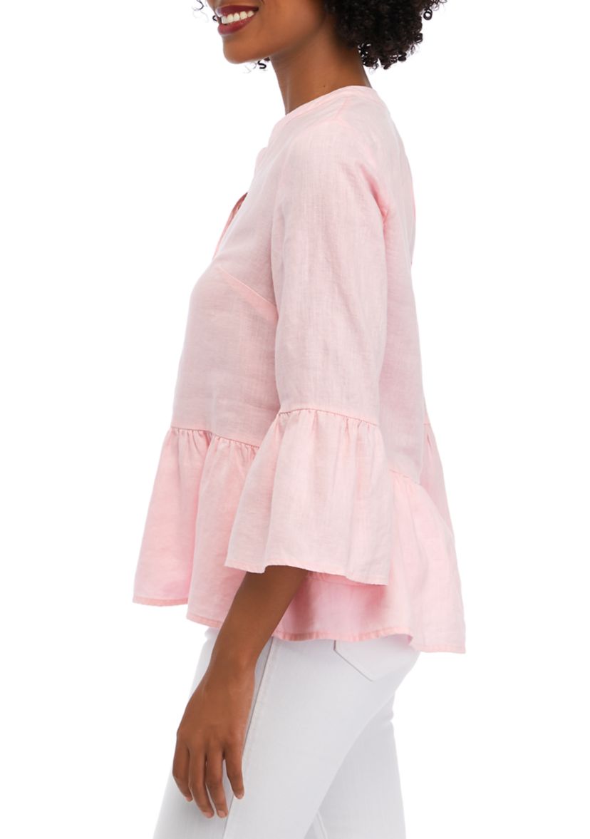 Womens Bekah Linen Top 