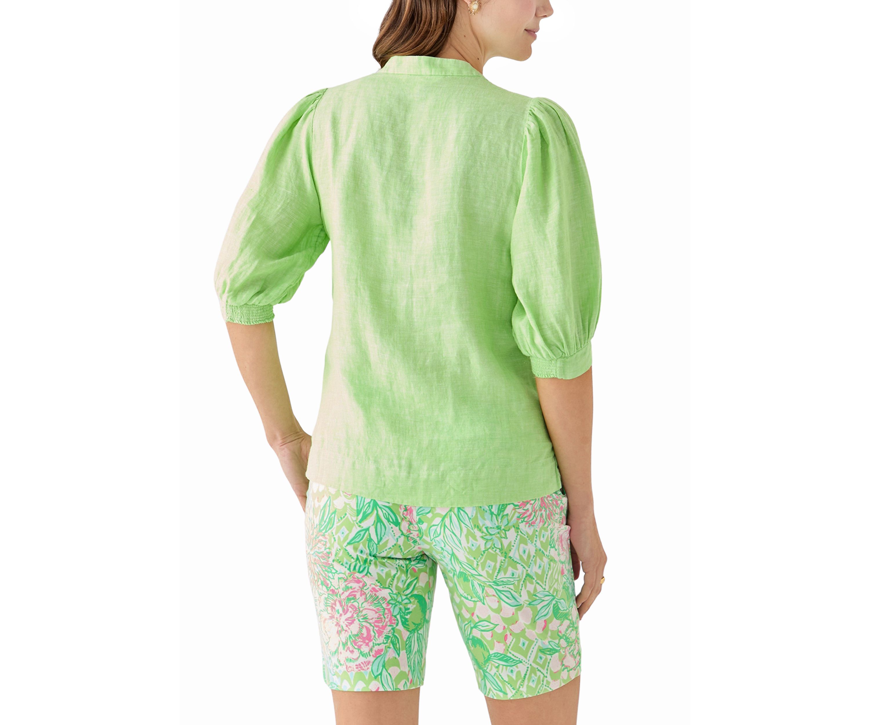 Womens Mialeigh Linen Top