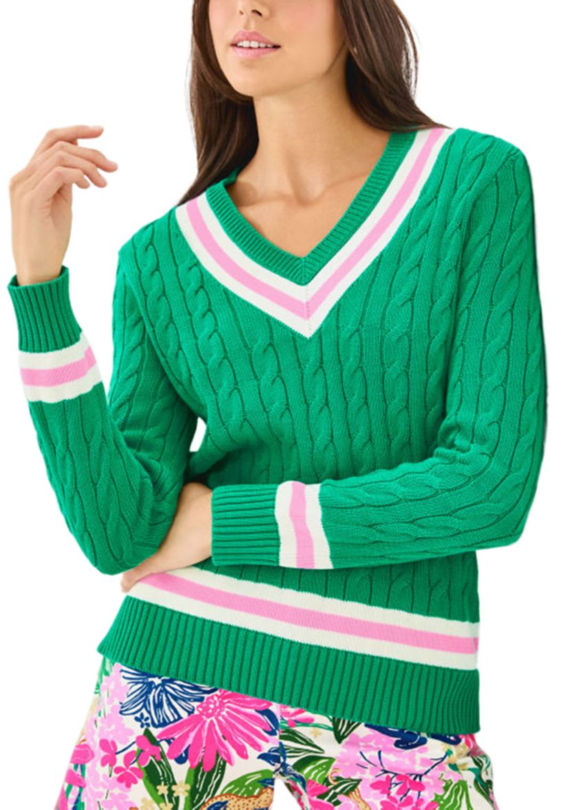 Womens Brockton Sweater with Tipping