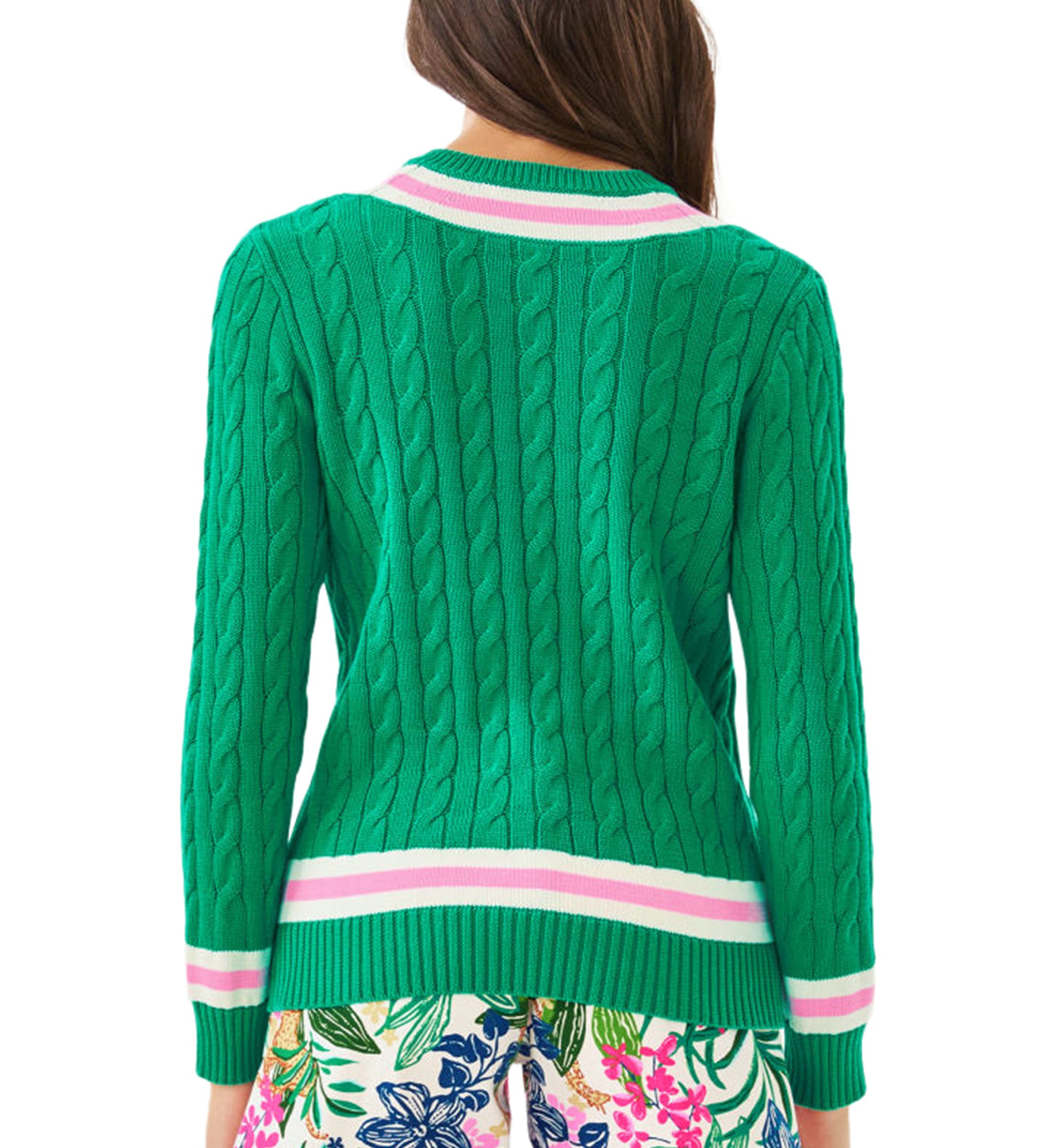 Womens Brockton Sweater with Tipping