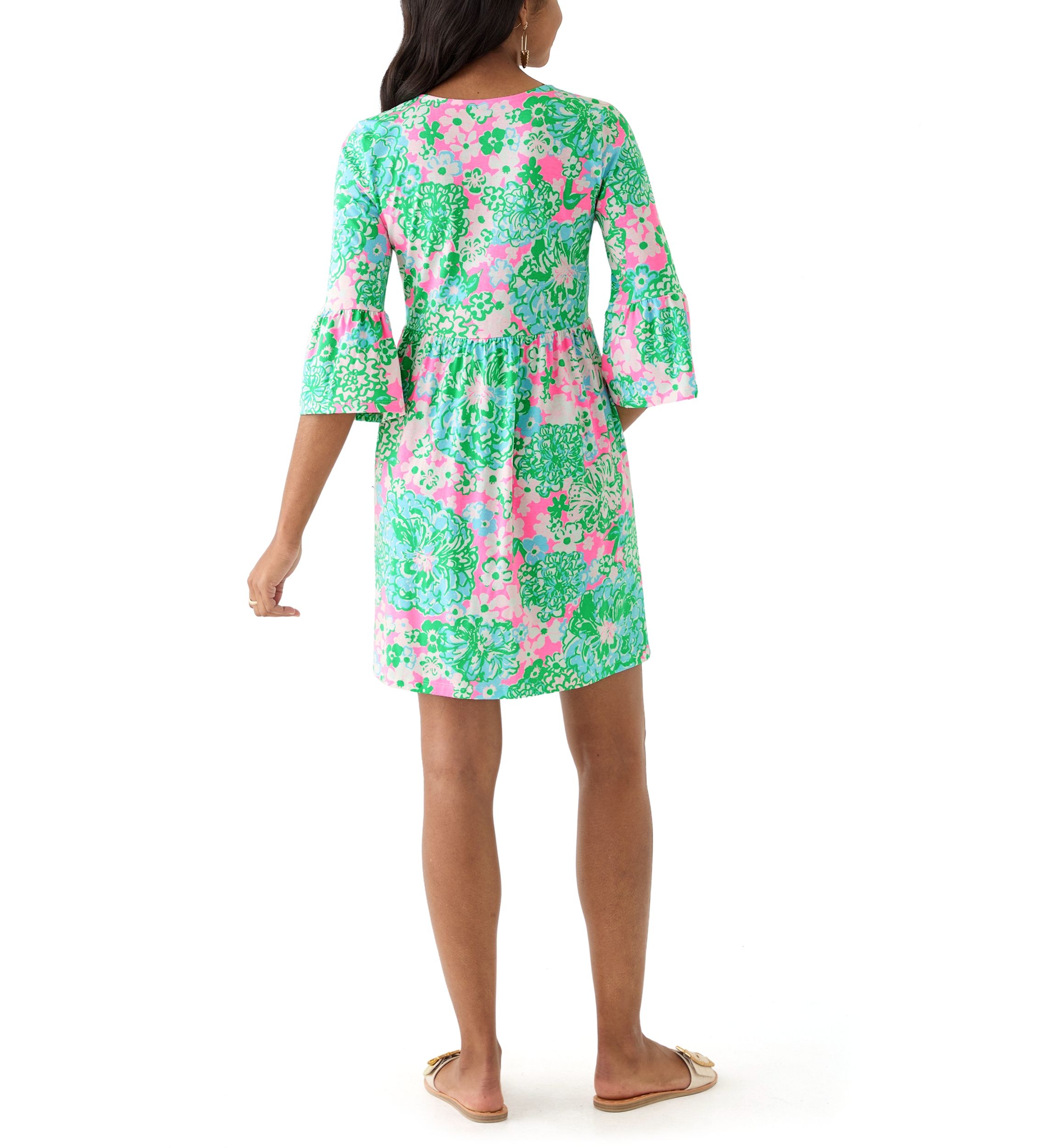 Womens Jannie Bell Sleeve Dress