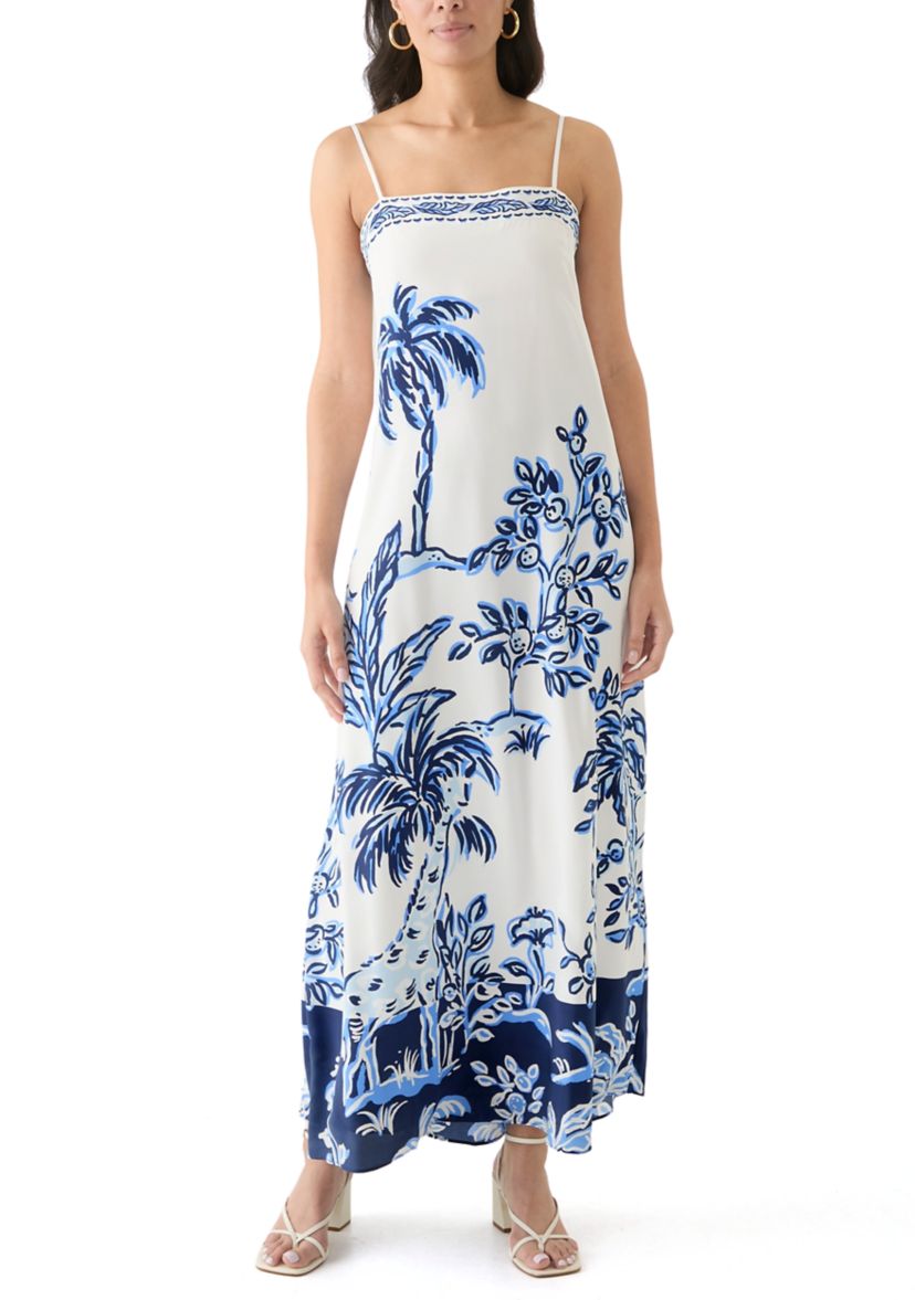 Womens Jesslyn Silk Maxi Slip Dress
