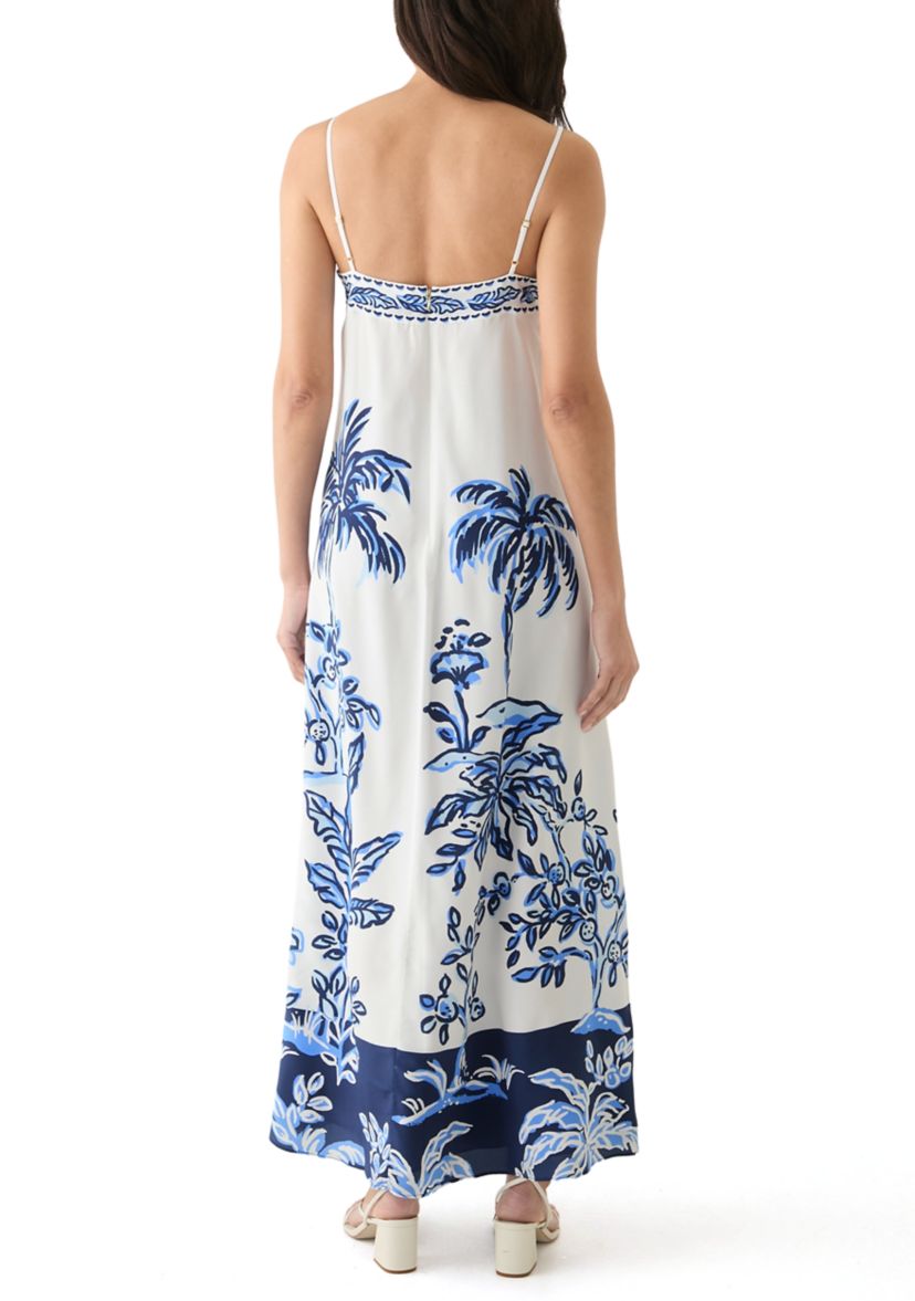 Womens Jesslyn Silk Maxi Slip Dress
