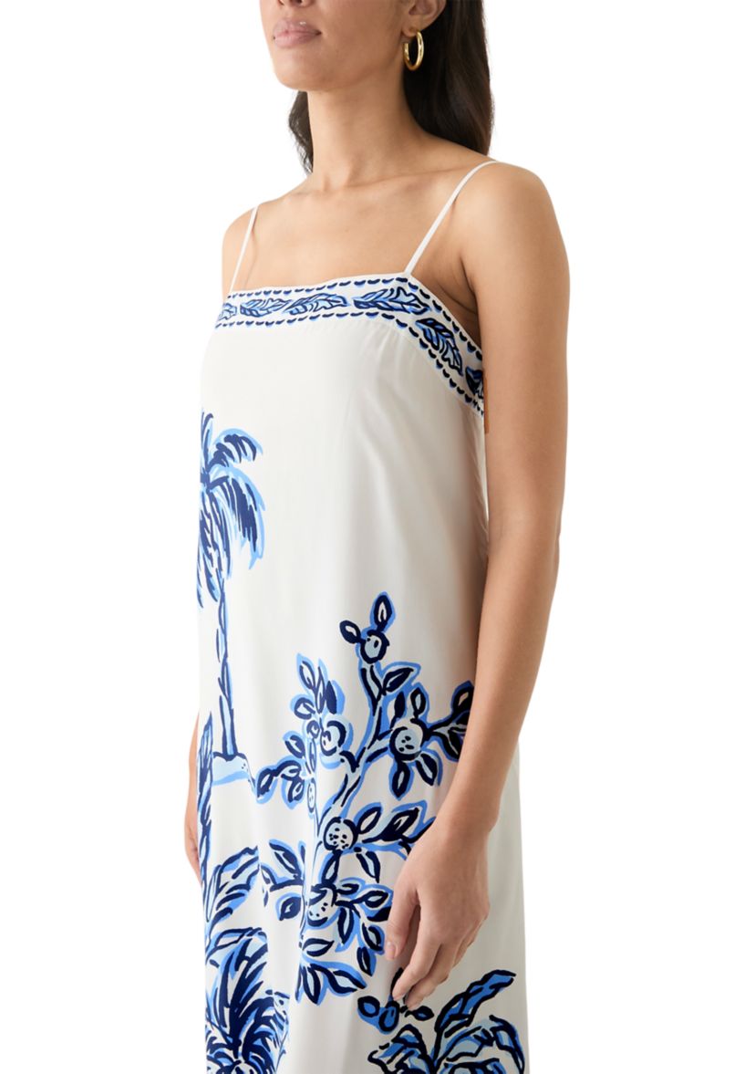 Womens Jesslyn Silk Maxi Slip Dress