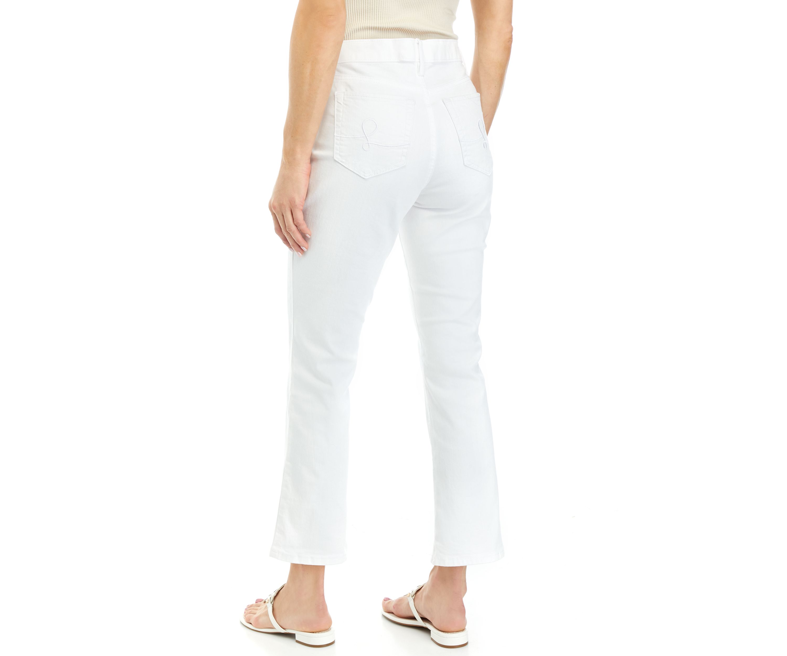 Annet High Rise Crop Flare Jeans
