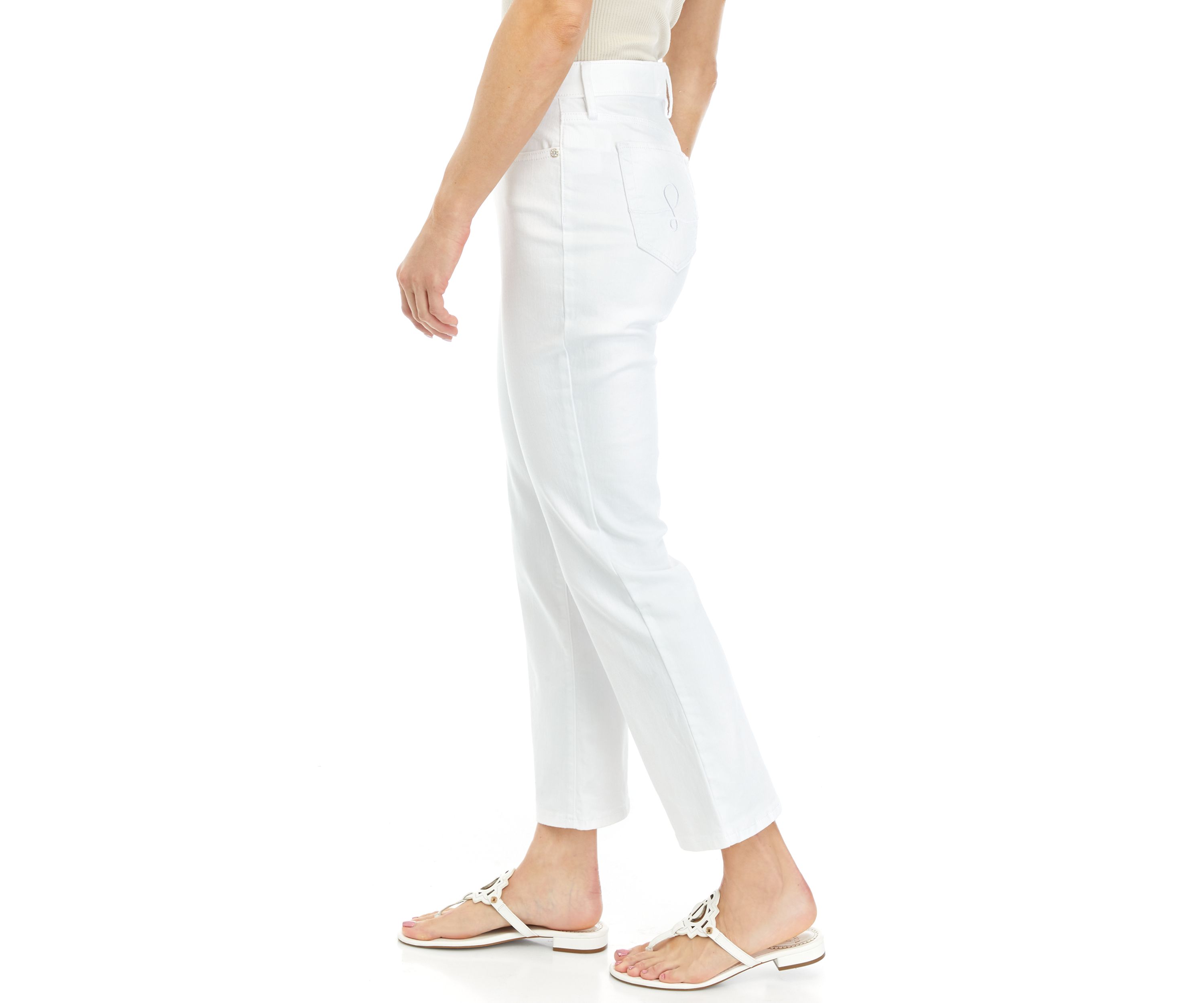 Annet High Rise Crop Flare Jeans