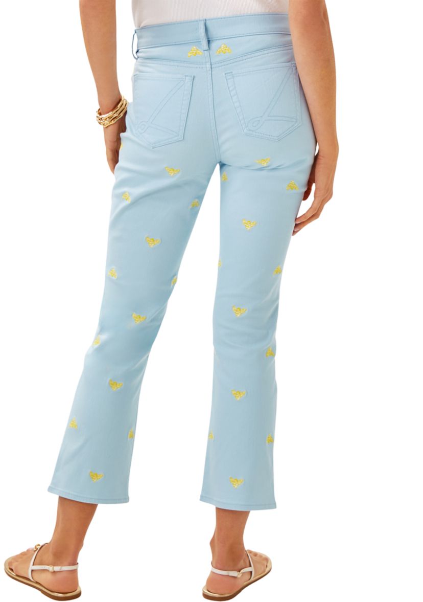 Womens Annet Cropped Flare Jeans