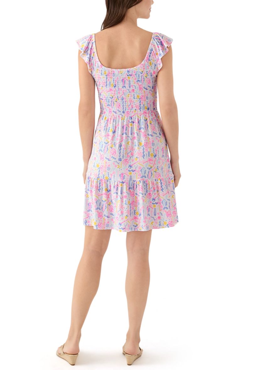 Womens Jilly Smocked Dress