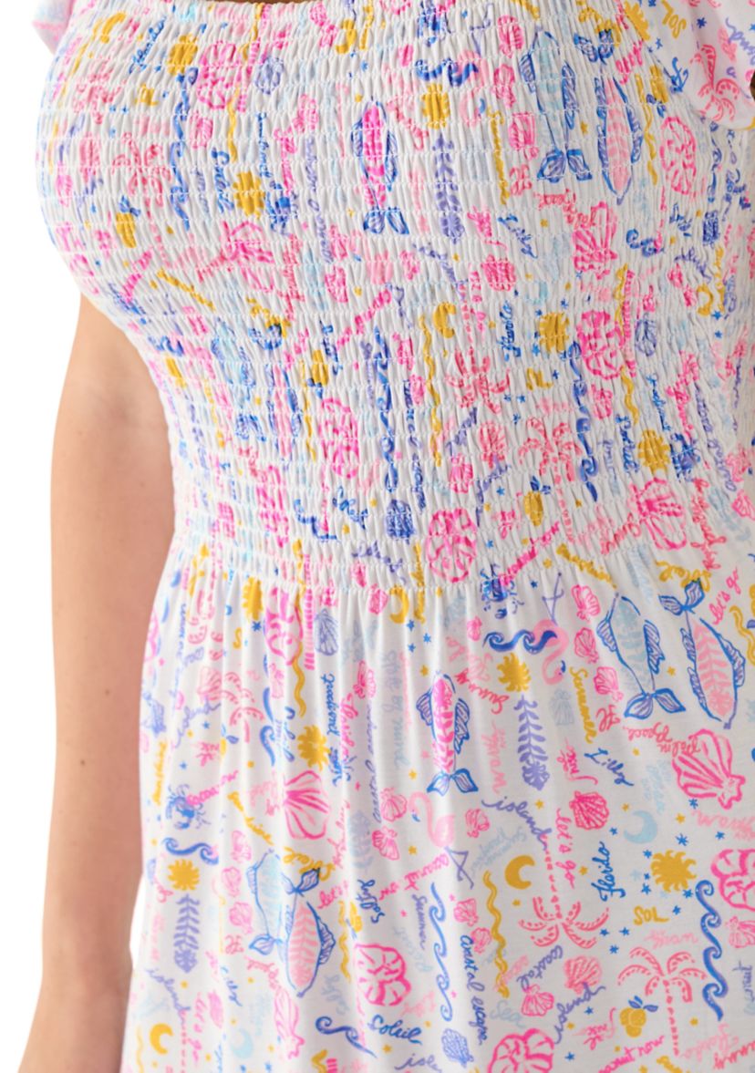 Womens Jilly Smocked Dress