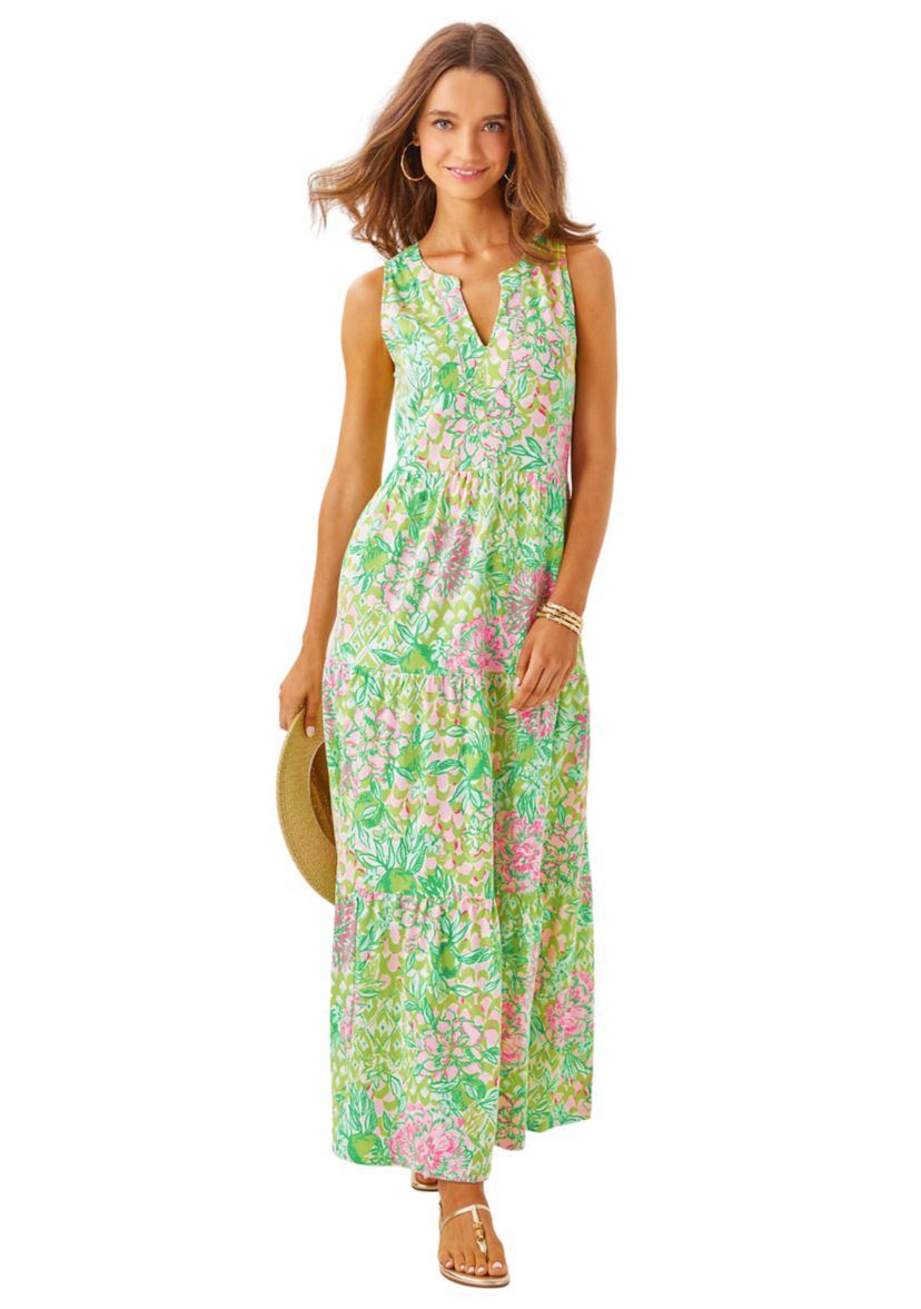 Womens Sydnee Cotton Maxi Dress