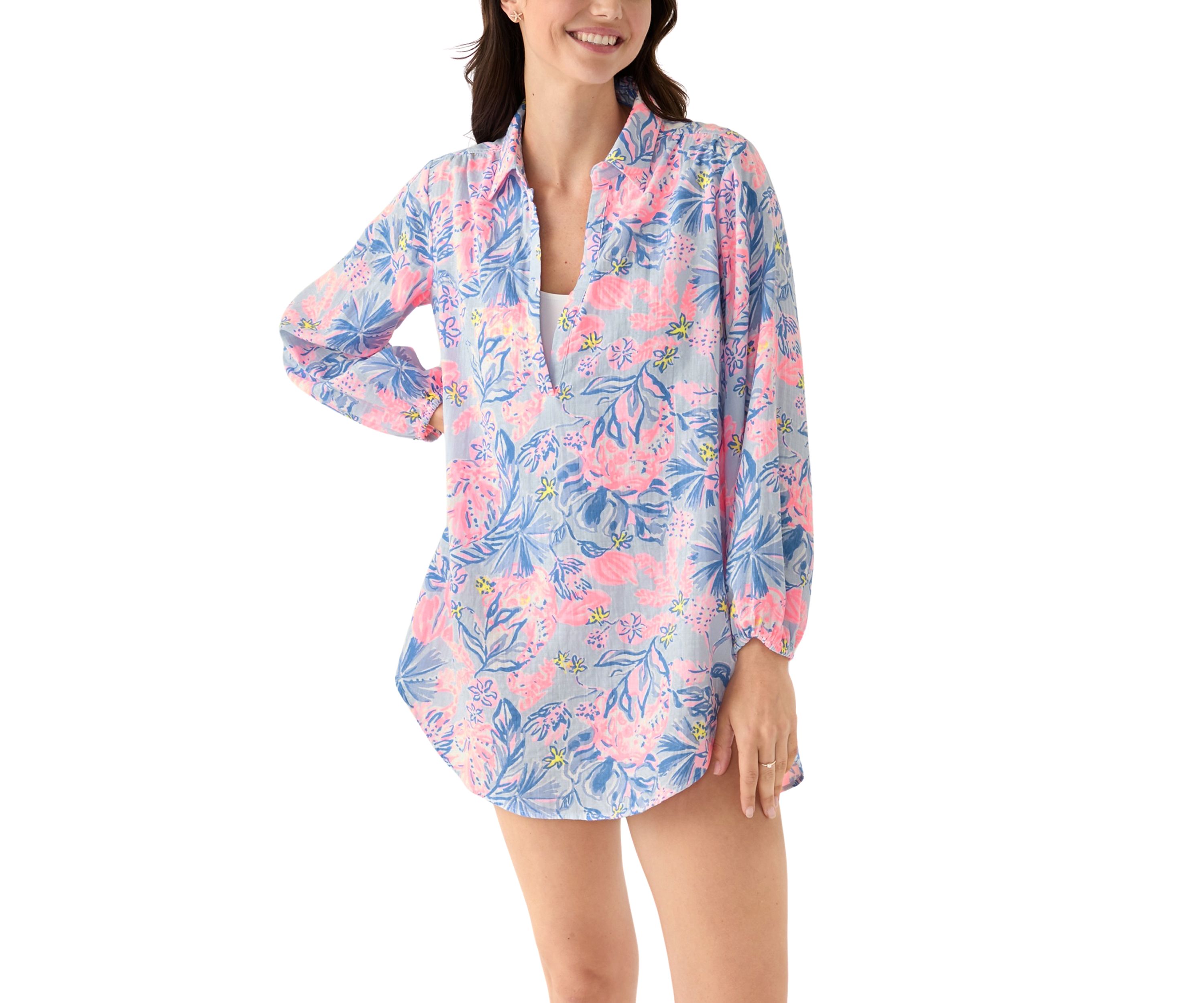 Kique Long Sleeve Swim Coverup