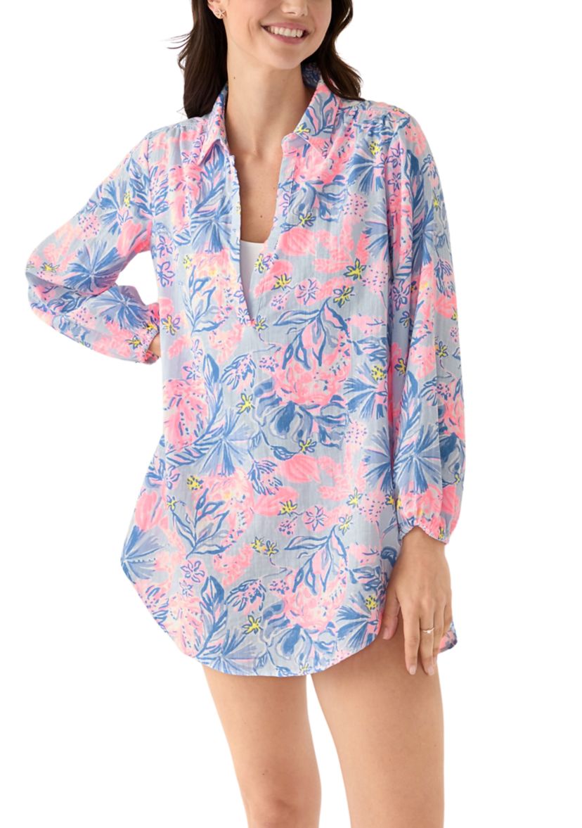 Kique Long Sleeve Swim Coverup
