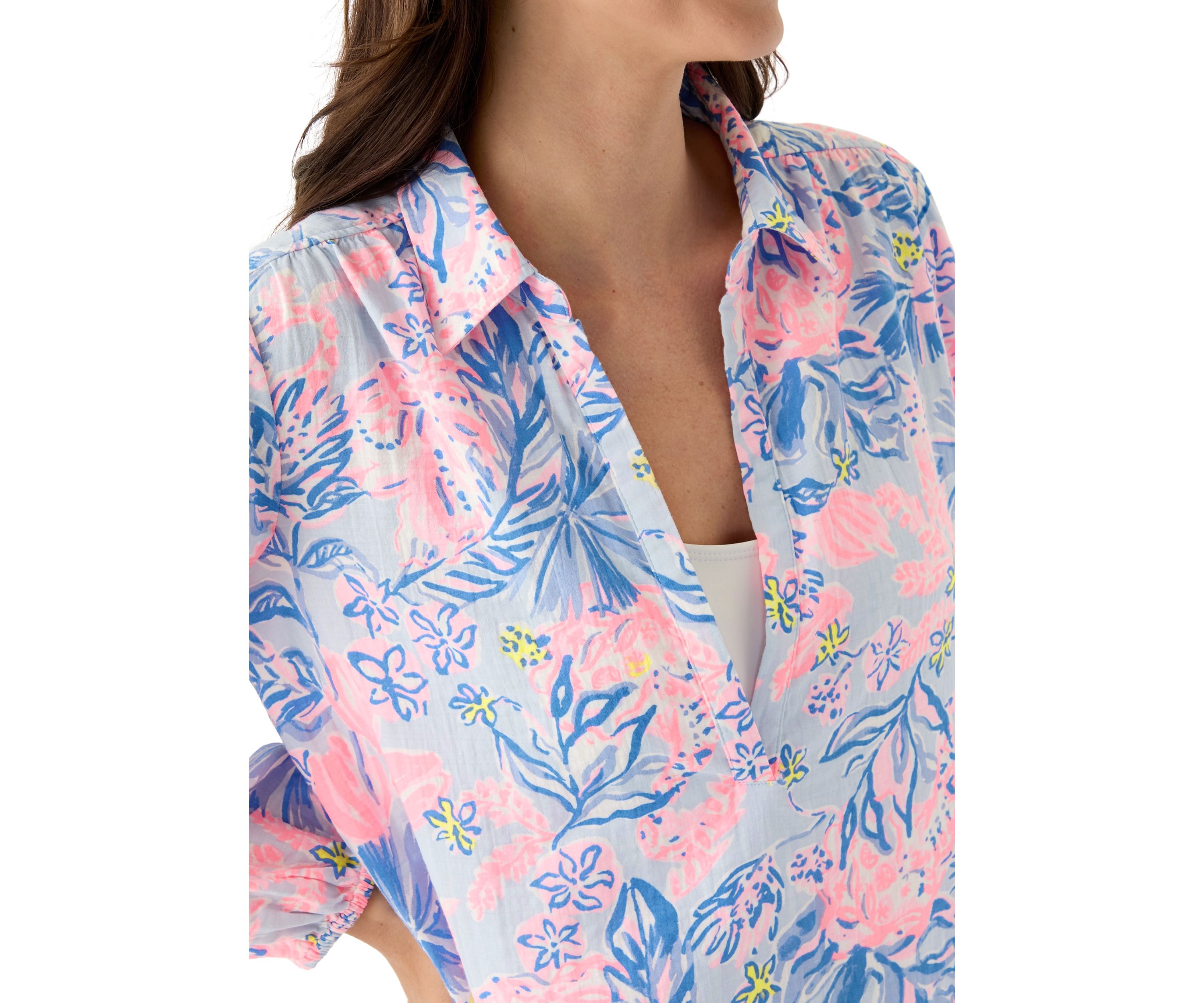 Kique Long Sleeve Swim Coverup