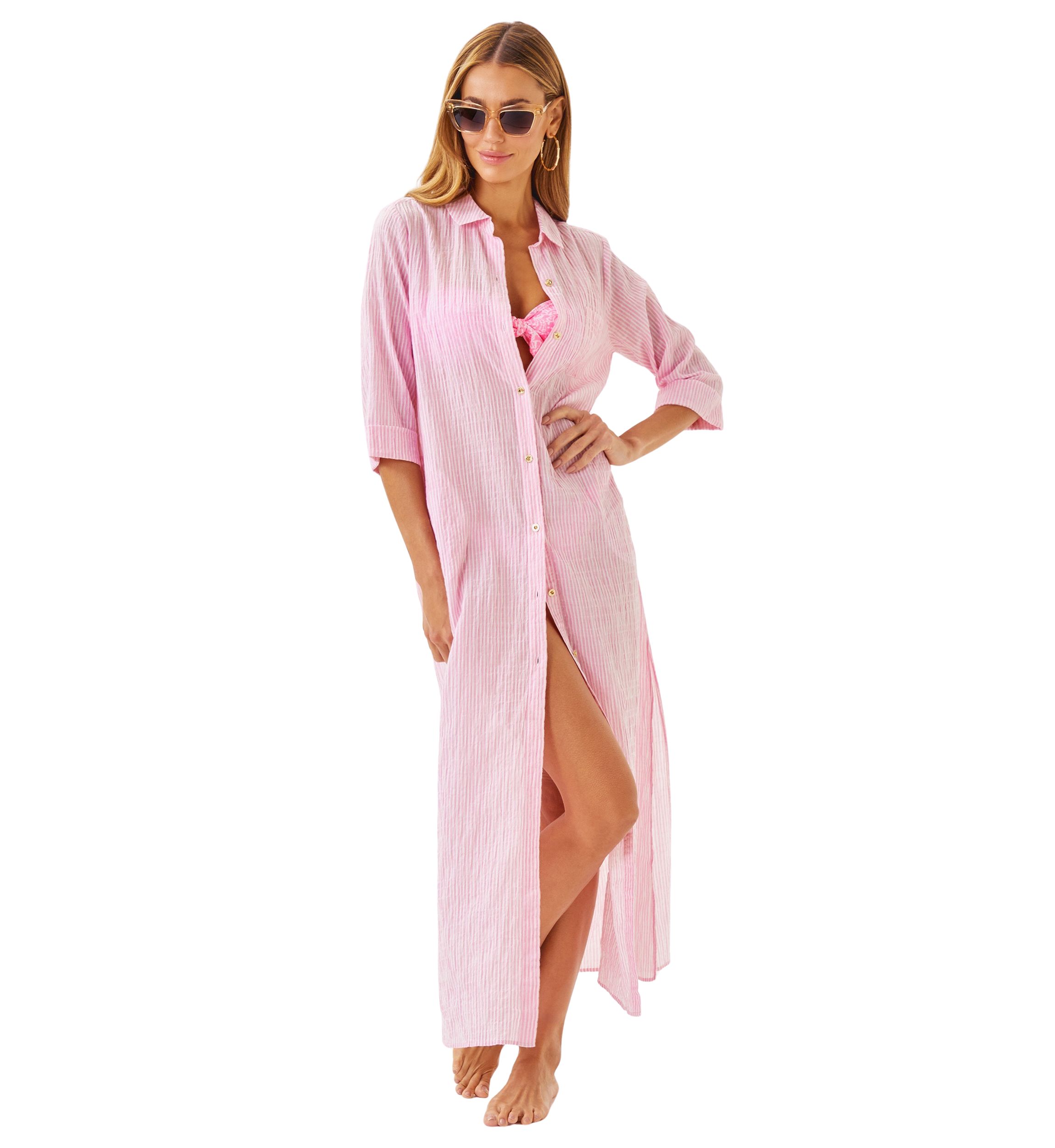Womens Natalie Maxi Swim Cover Up 