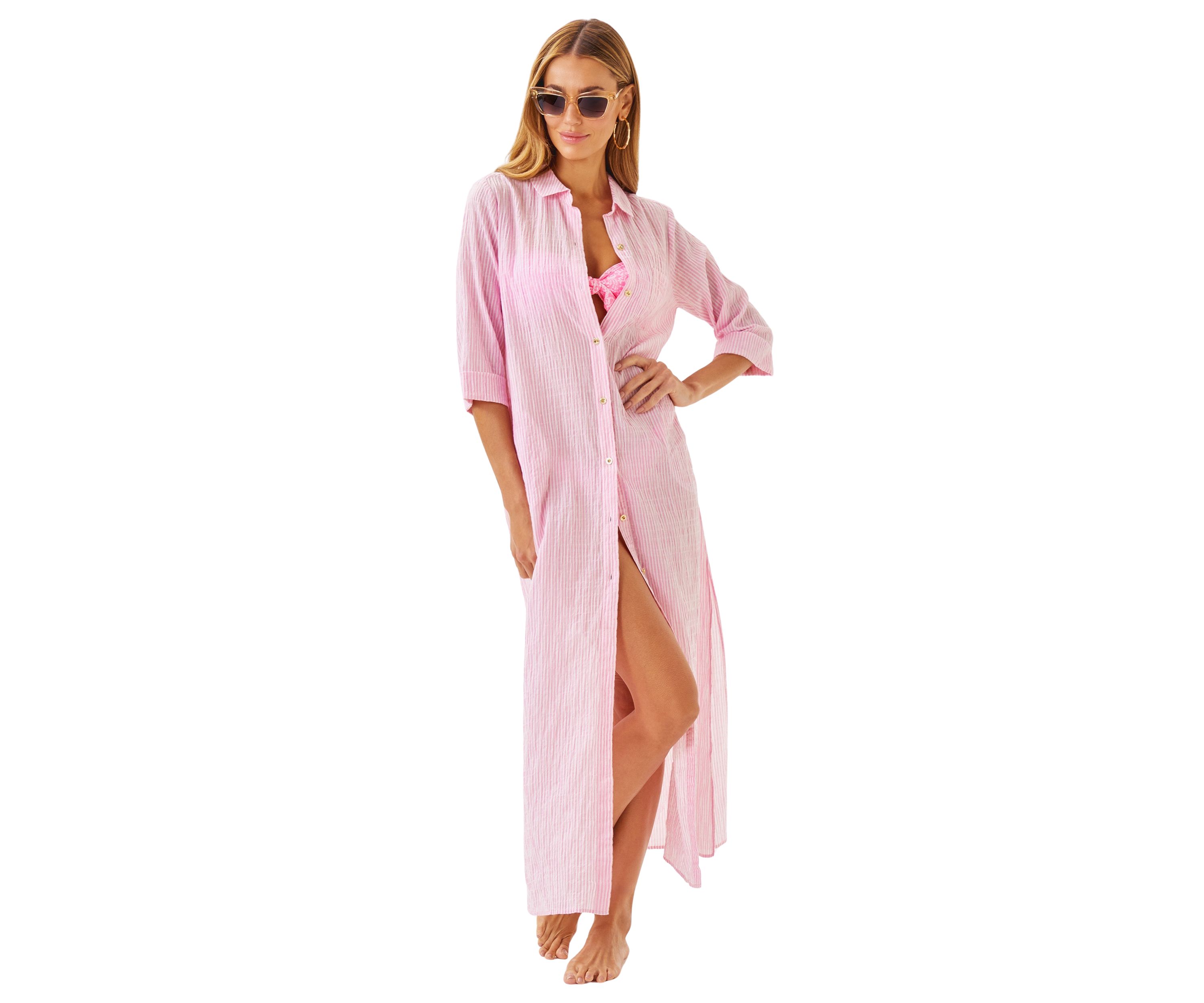 Womens Natalie Maxi Swim Cover Up 