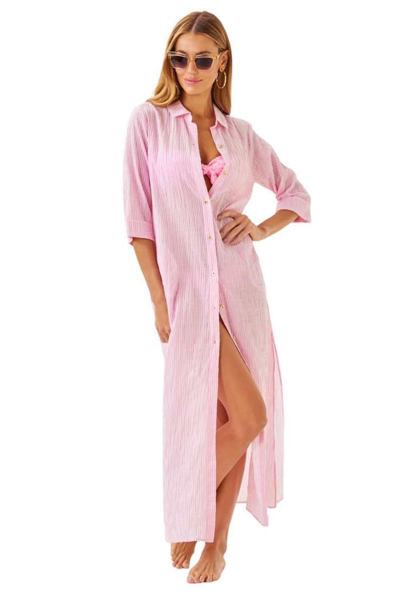 Womens Natalie Maxi Swim Cover Up 