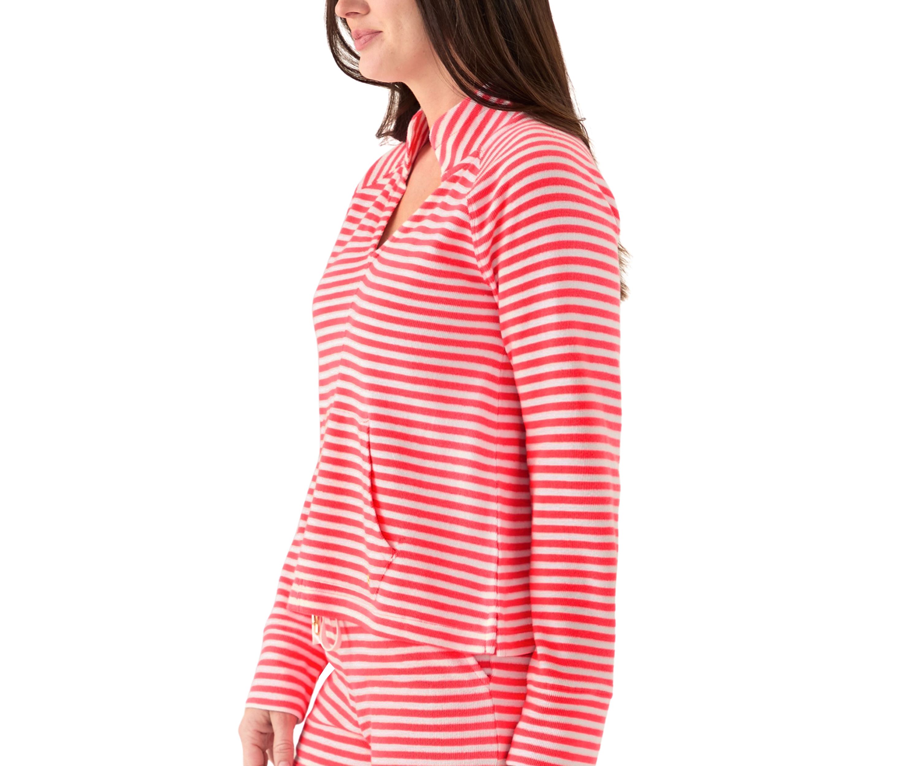 Womens Cassi Popover Saint-Tropez Top 
