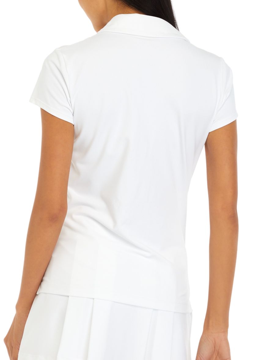Womens UPF 50+ Luxletic Frida Polo Shirt
