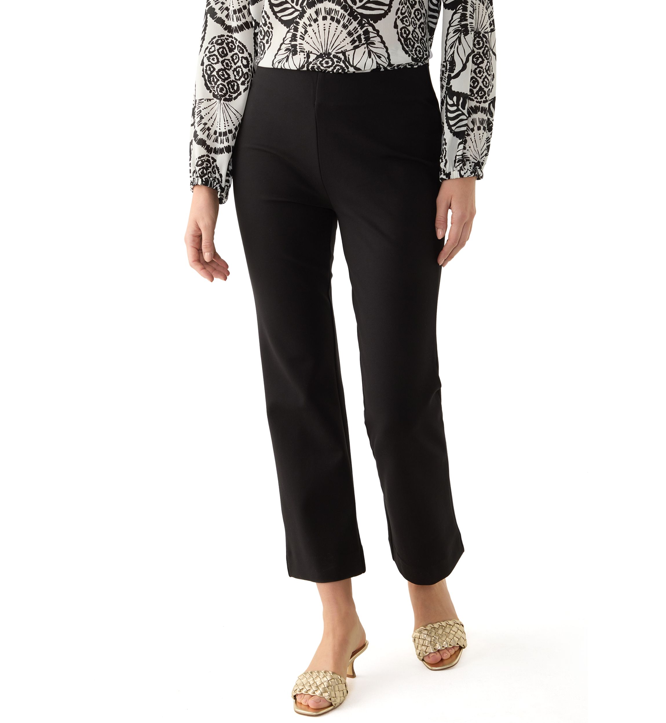 Christabel Ponte Crop Flare Pants 