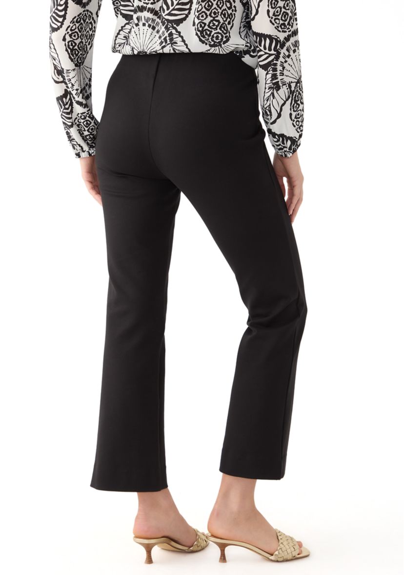 Christabel Ponte Crop Flare Pants 