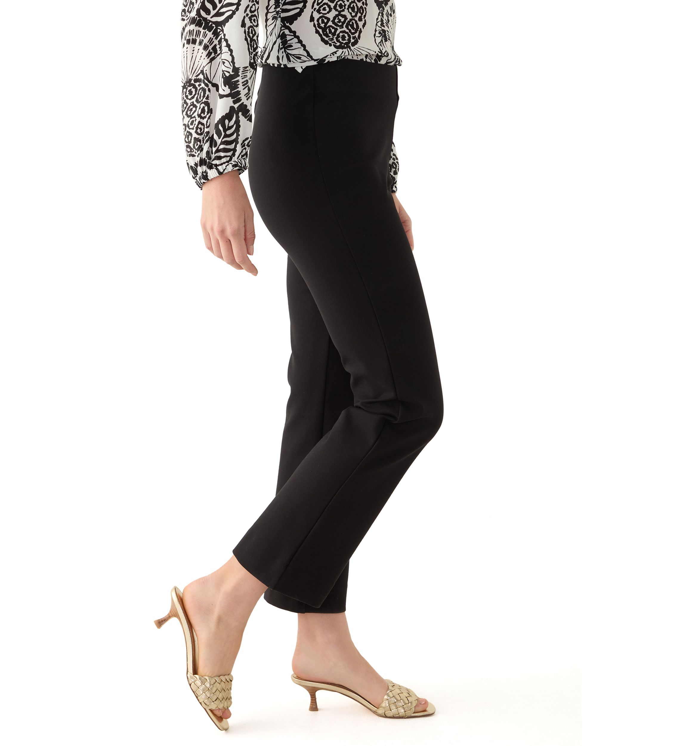 Christabel Ponte Crop Flare Pants 