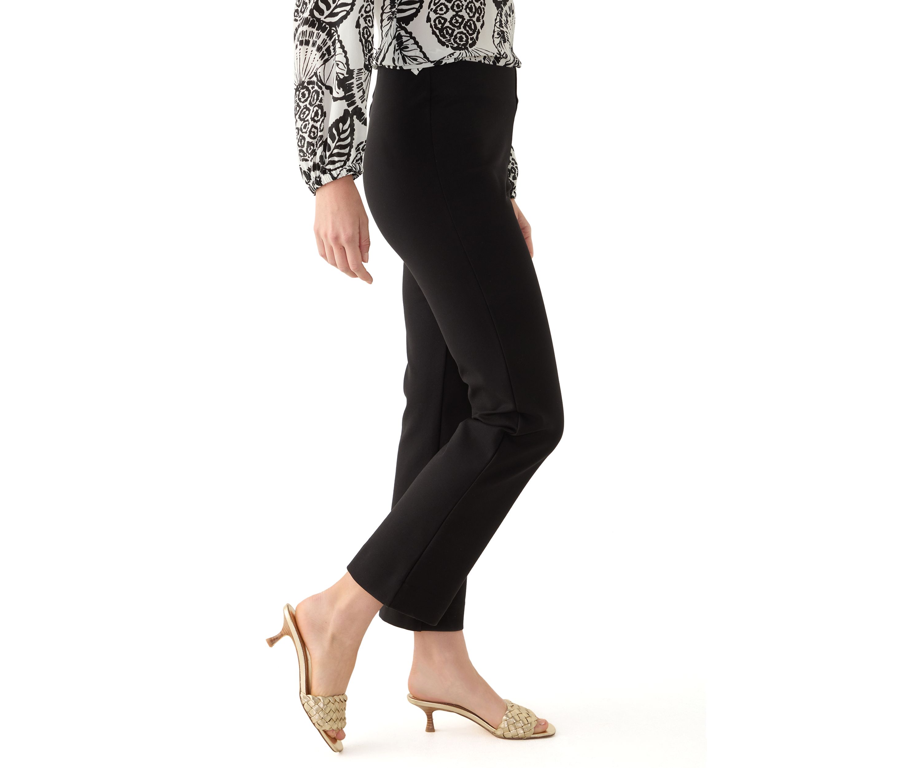 Christabel Ponte Crop Flare Pants 