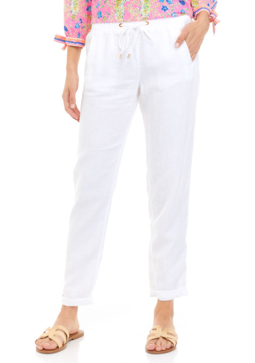 Womens Taron Linen Pants