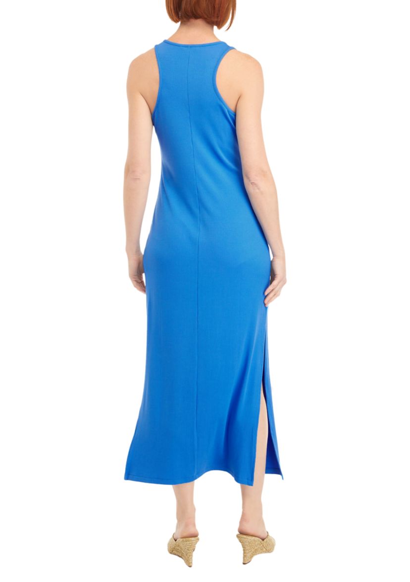 Womens Ulla Rib Knit Maxi Dress 