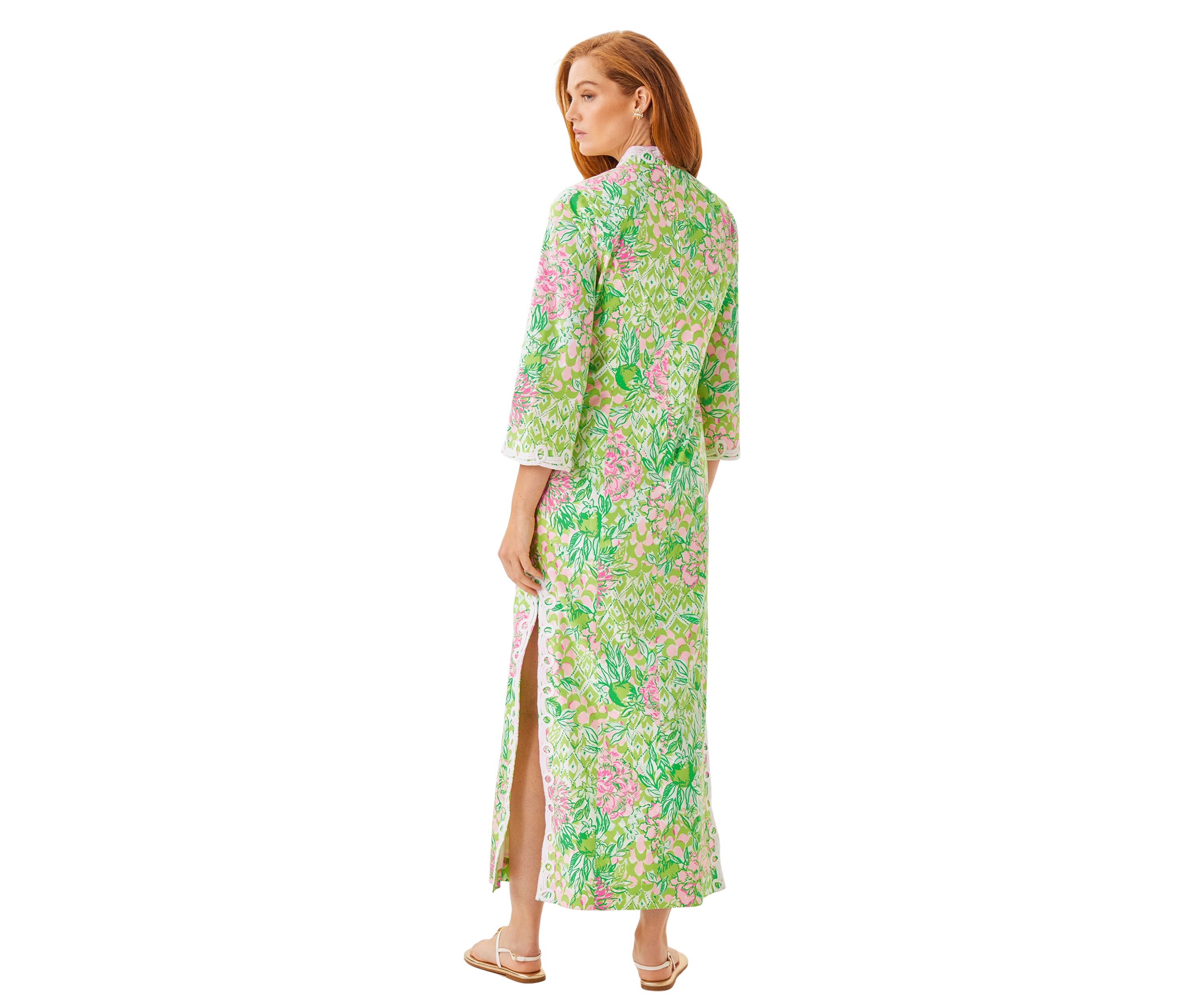 Womens Shealyn Maxi Caftan Shift Dress