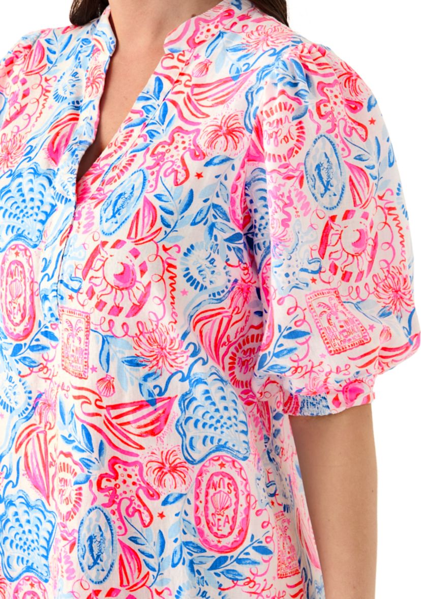 Womens Mialeigh Linen Dress