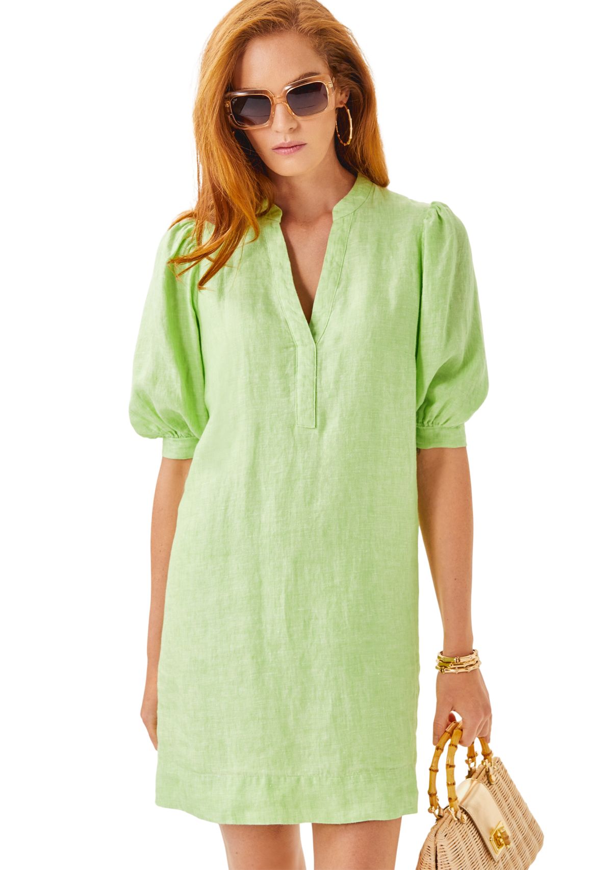 Womens Mialeigh Linen Dress